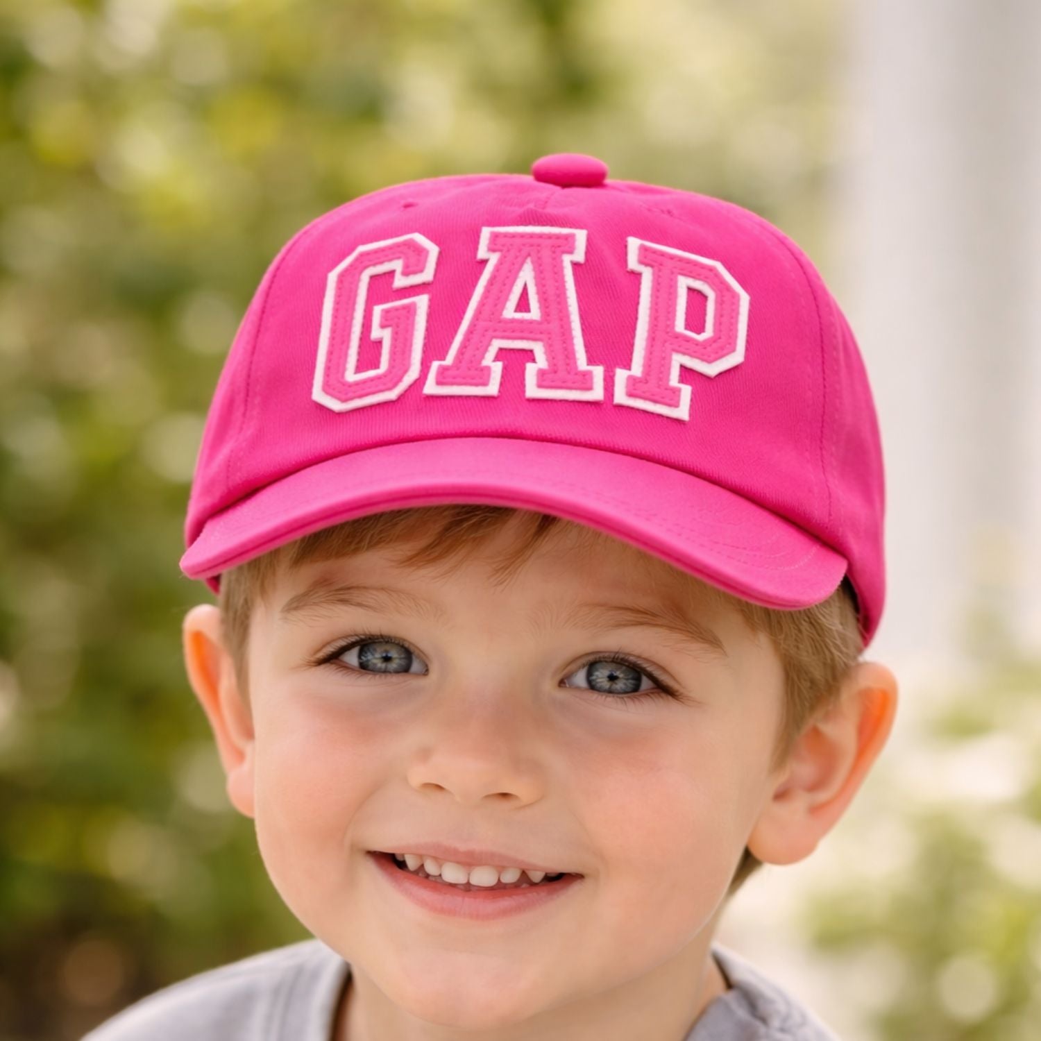 Smile Baby Cap (Small Size) – Soft Adjustable Kids Baseball Cap for Infants & Toddlers