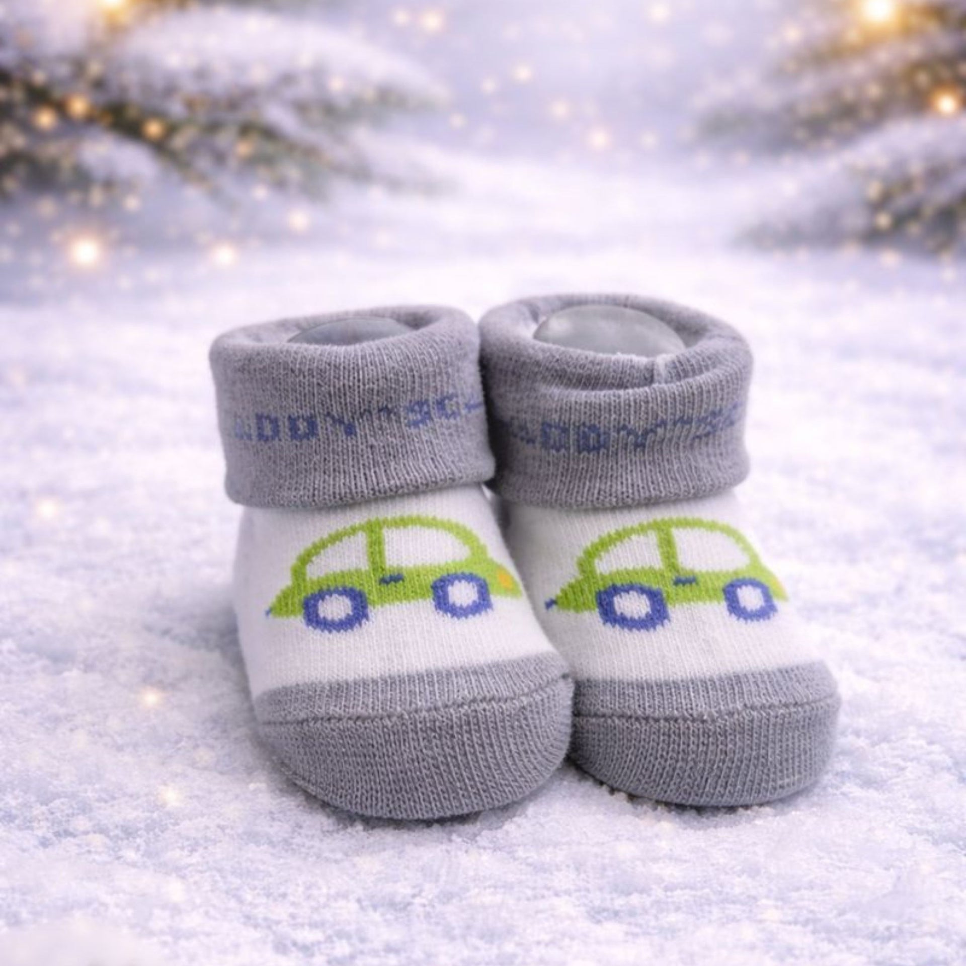 Baby Boy Cotton Socks Set | Soft & Warm Winter Socks | Comfortable Stretch Fit | 0–12 Months | Pack of 3 Pairs