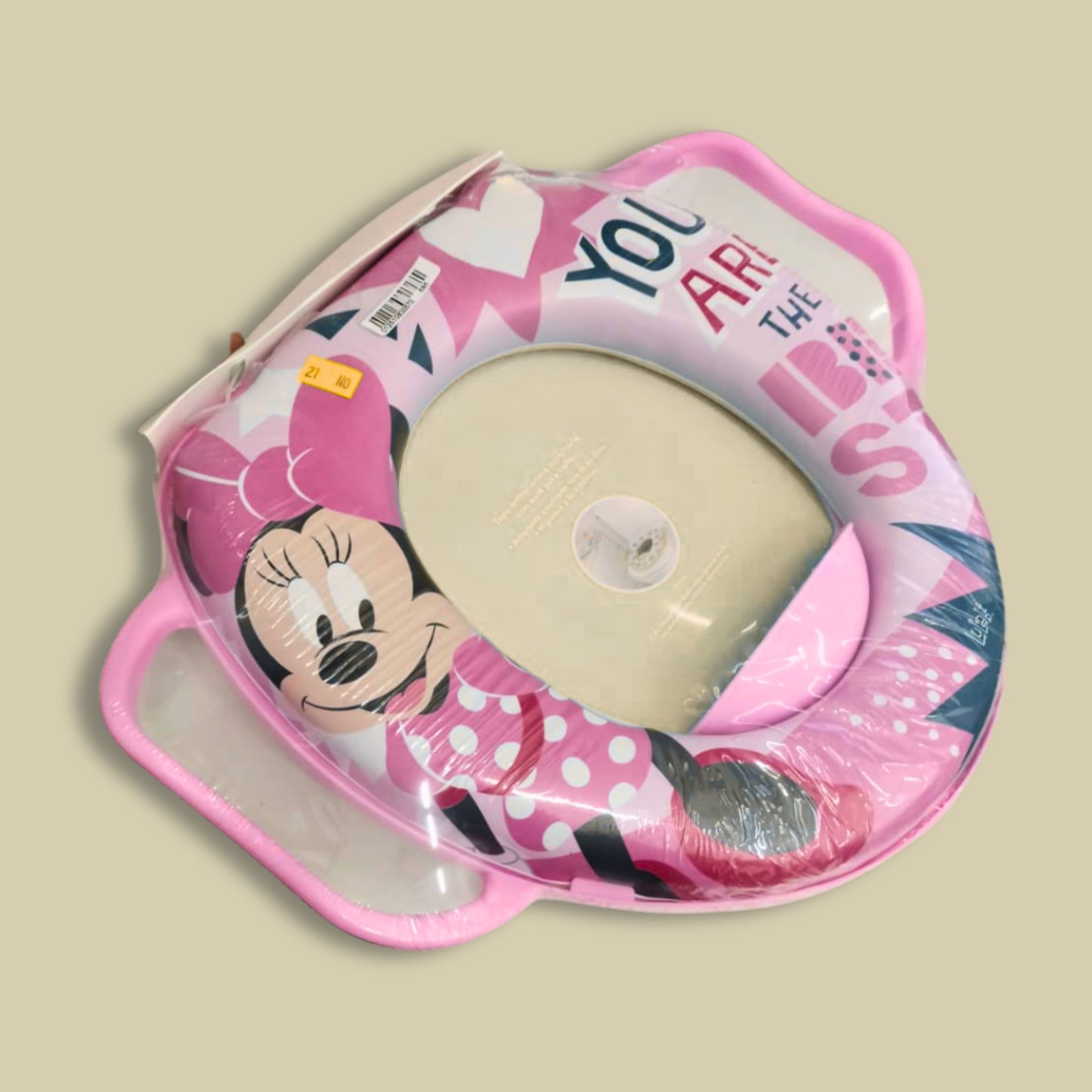 Smile Baby Minnie Mouse Potty Seat with Handles – Soft Cushioned Toilet Training Seat for Toddlers | Comfortable, Non-Slip & Easy to Clean | Pink Color