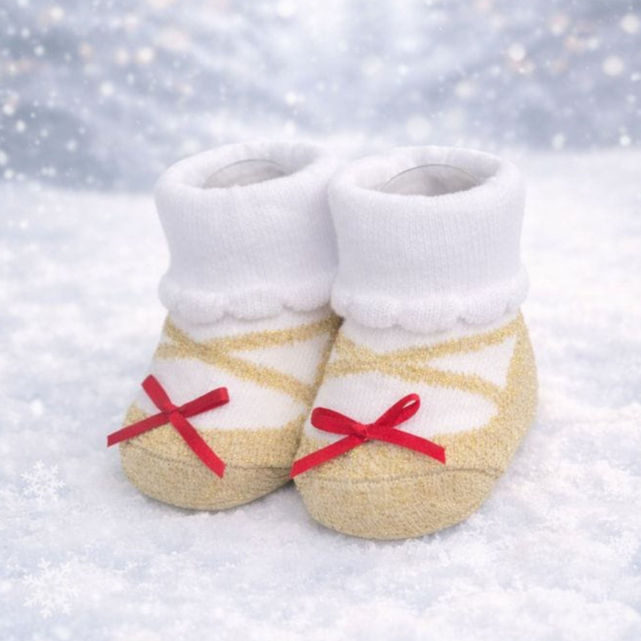 Baby Girl Cotton Socks Set | Soft & Warm Winter Socks | Heart, Bow & Floral Designs | 0–12 Months | Pack of 3 Pairs