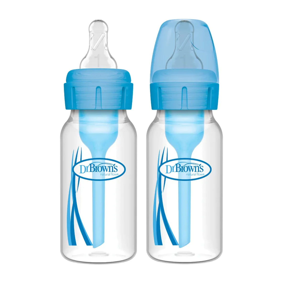 Dr. Brown's Options+ Narrow Neck Anti-Colic Baby Bottles 120ml 2-Pack with internal vent system