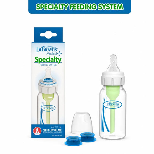 Dr. Brown’s Specialty Feeding System bottle and components for specialized infant feeding 120ml