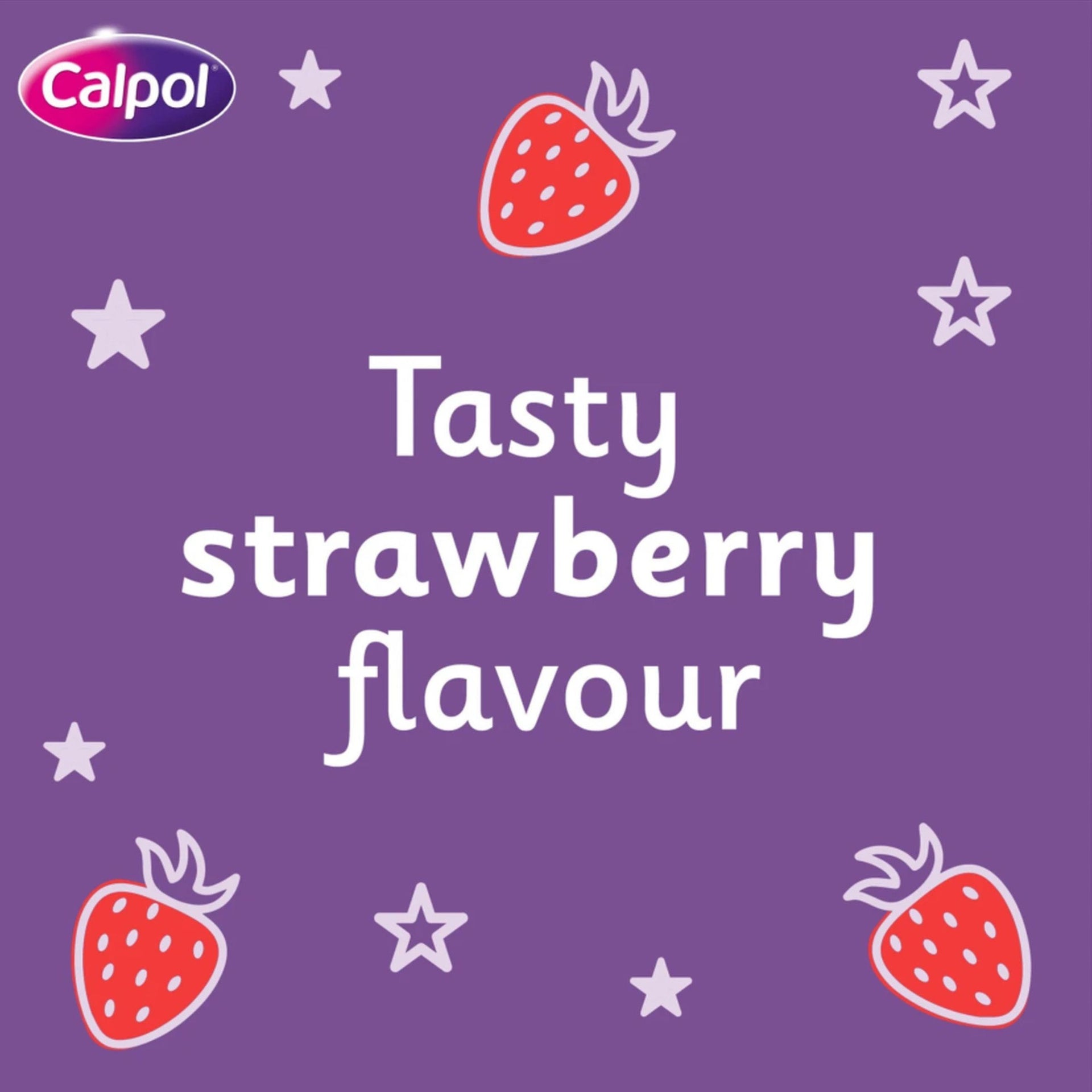Calpol Infant Paracetamol Oral Suspension Strawberry Flavour 120mg/5ml | Sugar Free & Colour Free | Gentle Pain & Fever Relief for Infants 2+ Months