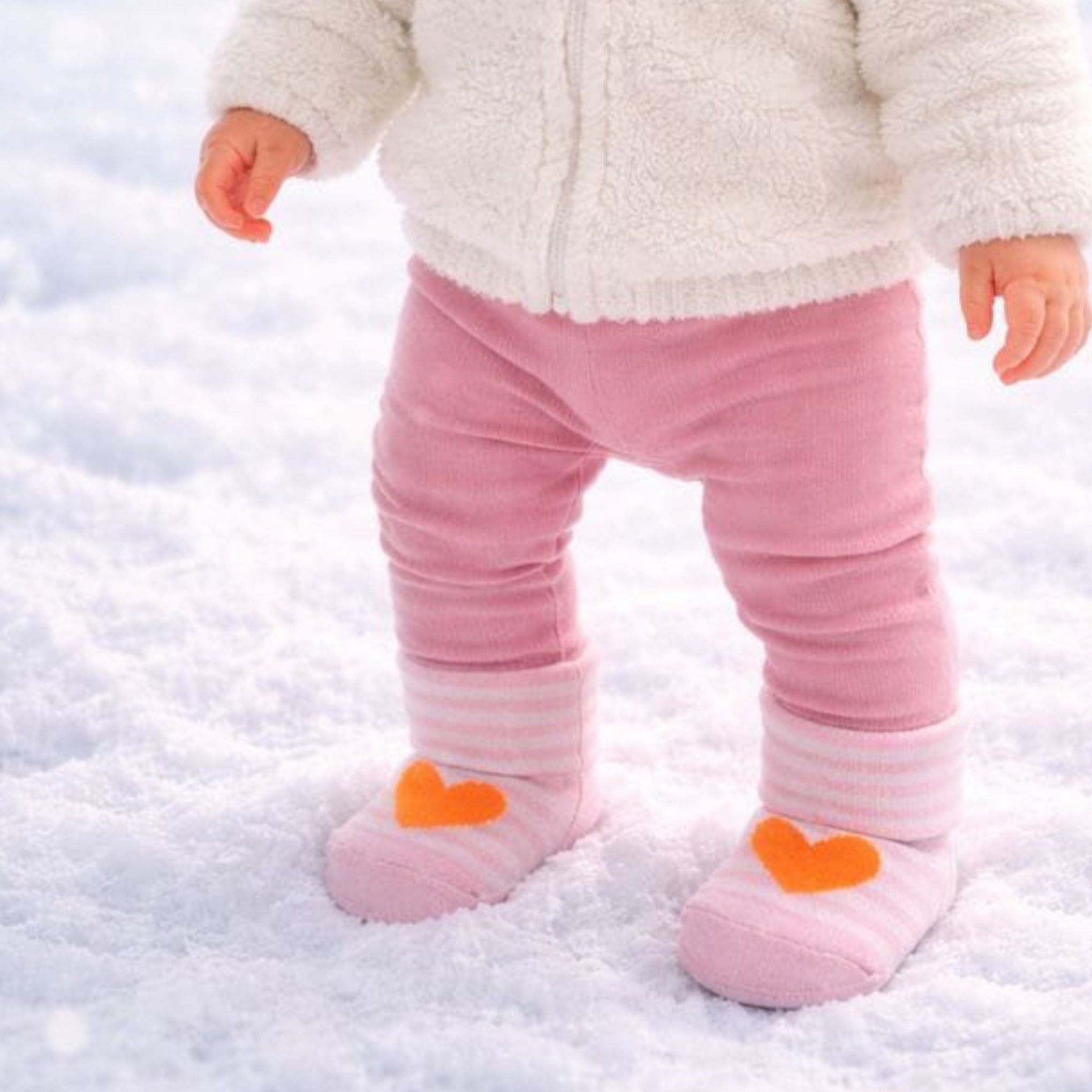 Baby Girl Cotton Socks Set | Soft & Comfortable Socks | Cute Heart & Floral Designs | 0–12 Months | Pack of 3 Pairs