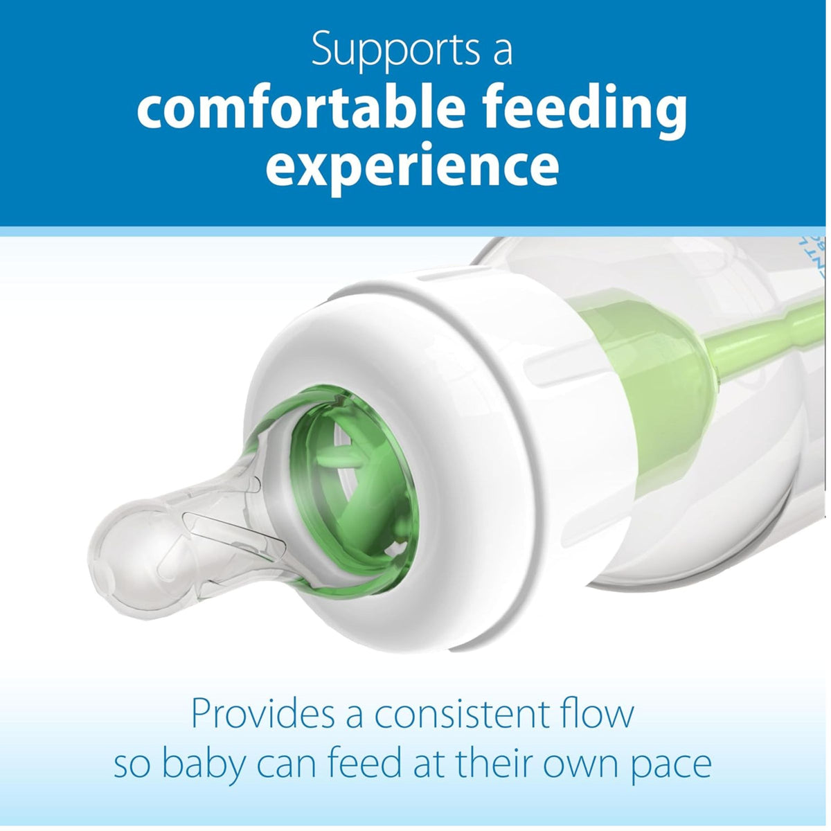 Dr. Brown’s Anti-Colic Narrow Baby Bottle Silicone Teats Level 4, 9m+ Fast Flow, Pack of 6 