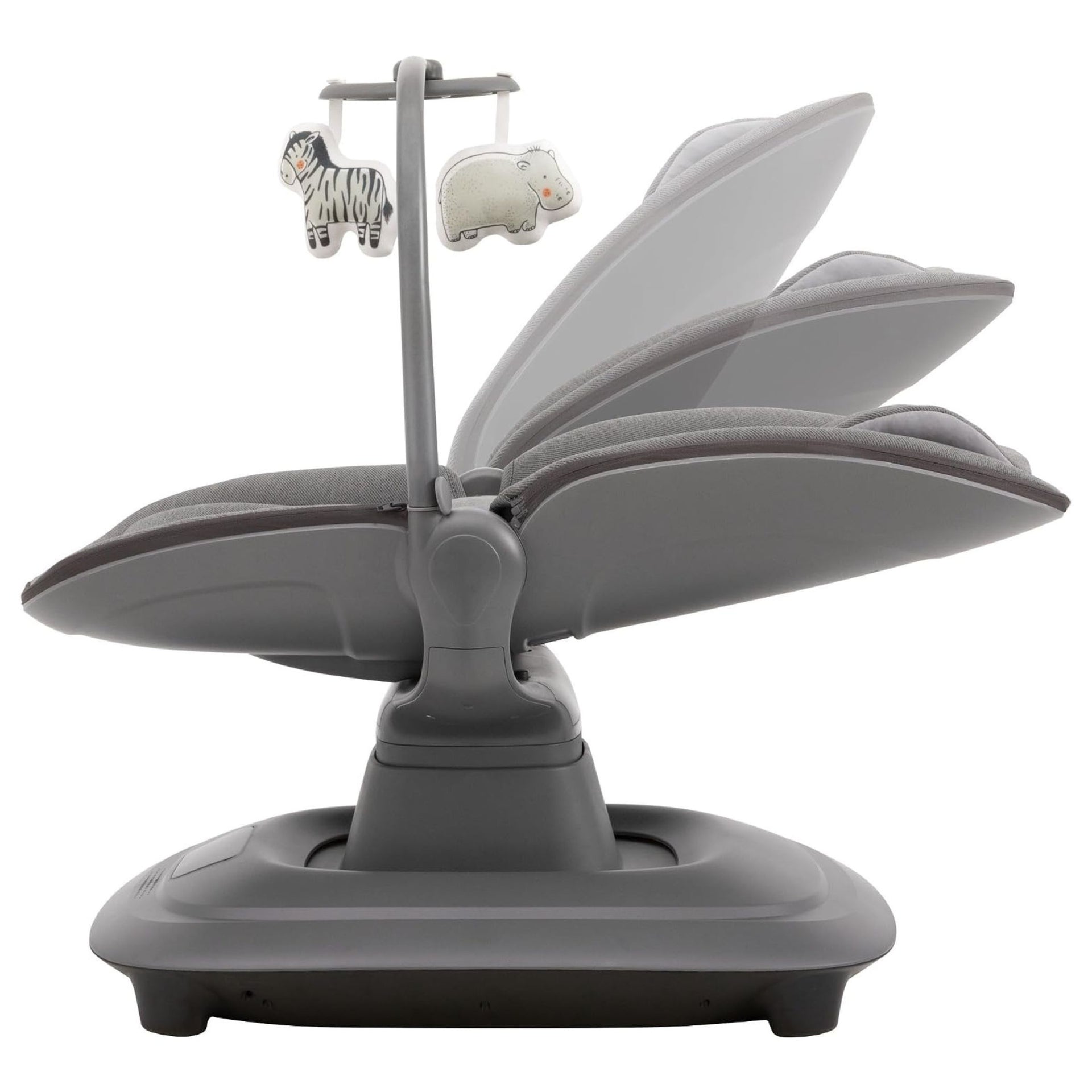 Mastela Deluxe Multi-Motion Baby Cradle with Gentle Touch Control, 5 Swing Modes, 360° Rotation, App Control, 3 Recline Positions, 12 Melodies, Suitable for Baby Birth to 36 Months (Max Weight 15kg)