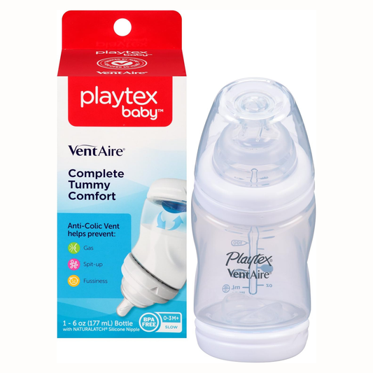 Playtex VentAire Advanced Baby Bottle – Clinically Proven Anti-Colic Feeding Bottle