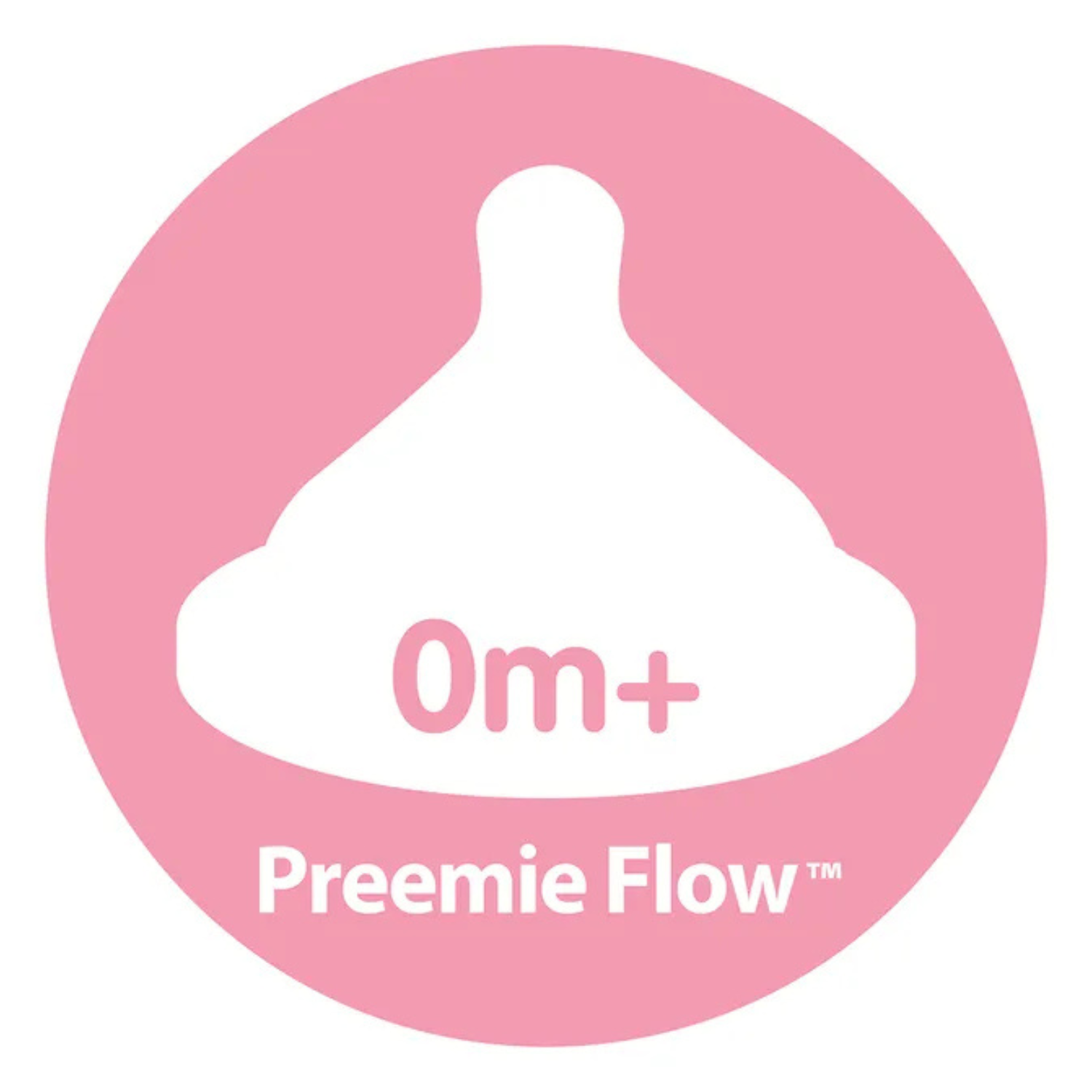 Dr. Brown’s Options+ Wide-Neck Preemie Flow Nipple 0m+ | Slowest Flow Anti-Colic Silicone Teat | BPA Free | 2 Count