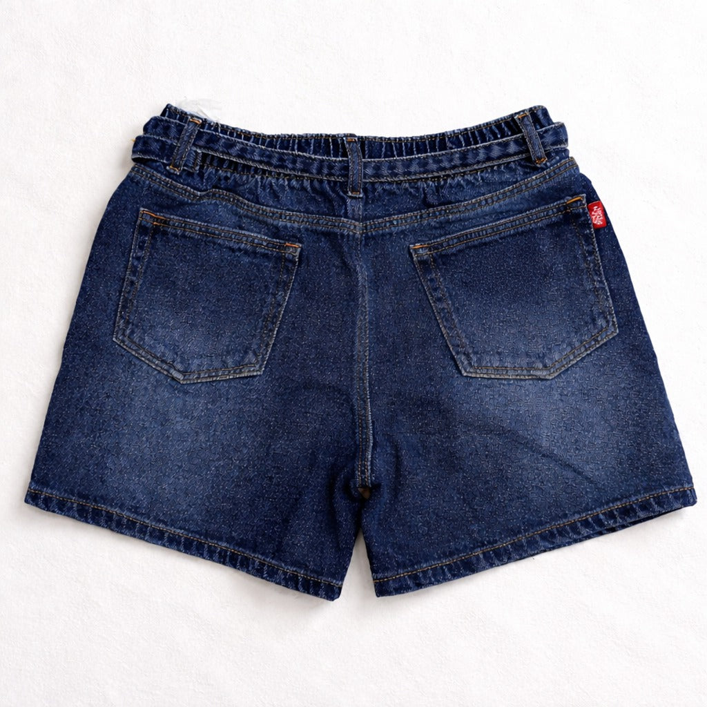 LOVEKINS Girls Blue Denim Shorts with Rhinestone Detail (6 Months – 14+ Years)
