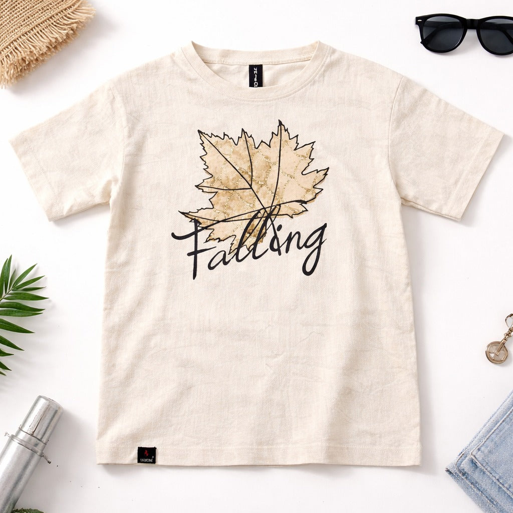 UNIKON Boys Off White Printed T-Shirt – Casual Graphic Tee (4 to 12 Years)