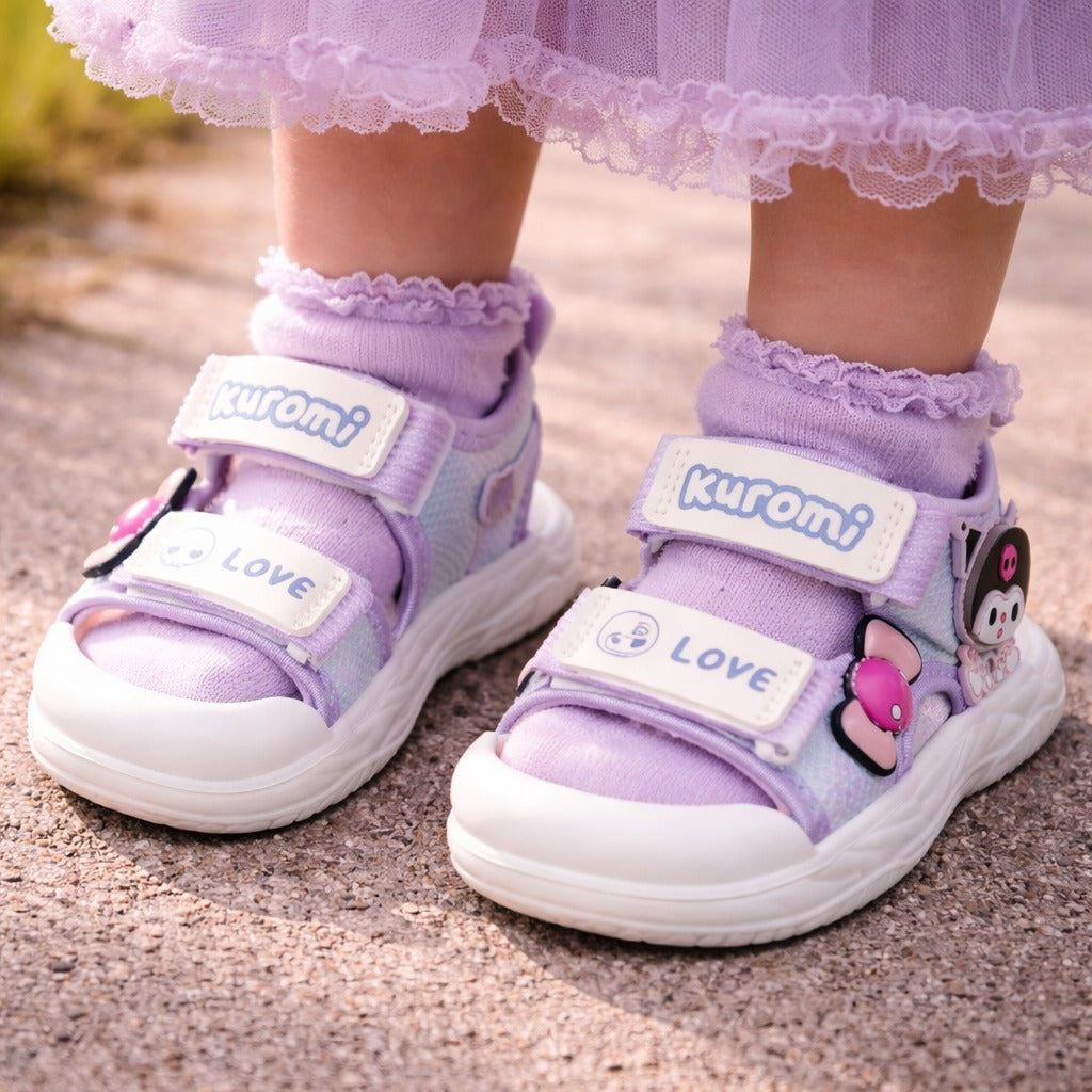 Smile Baby Kids Purple Sandals – Cute Comfortable Lightweight Footwear (12 Months to 7 Years)