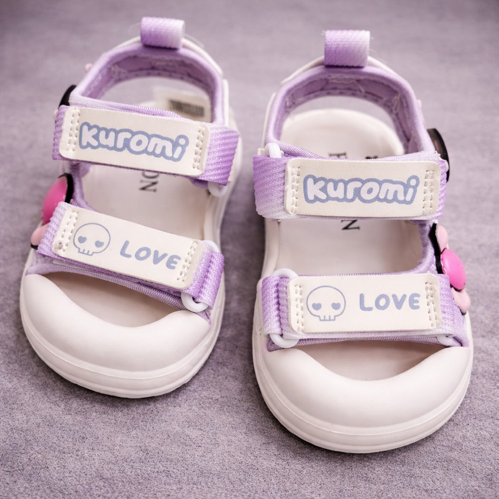 Smile Baby Kids Purple Sandals – Cute Comfortable Lightweight Footwear (12 Months to 7 Years)