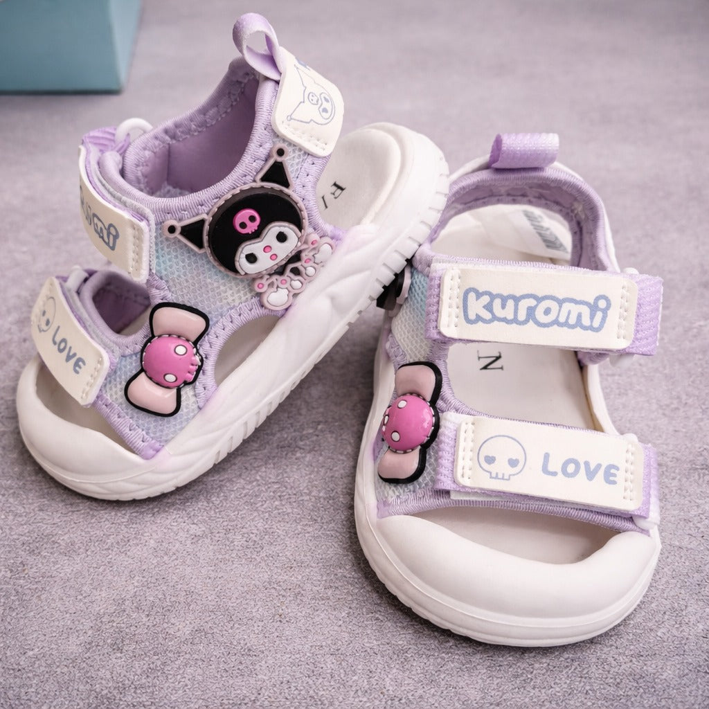 Smile Baby Kids Purple Sandals – Cute Comfortable Lightweight Footwear (12 Months to 7 Years)