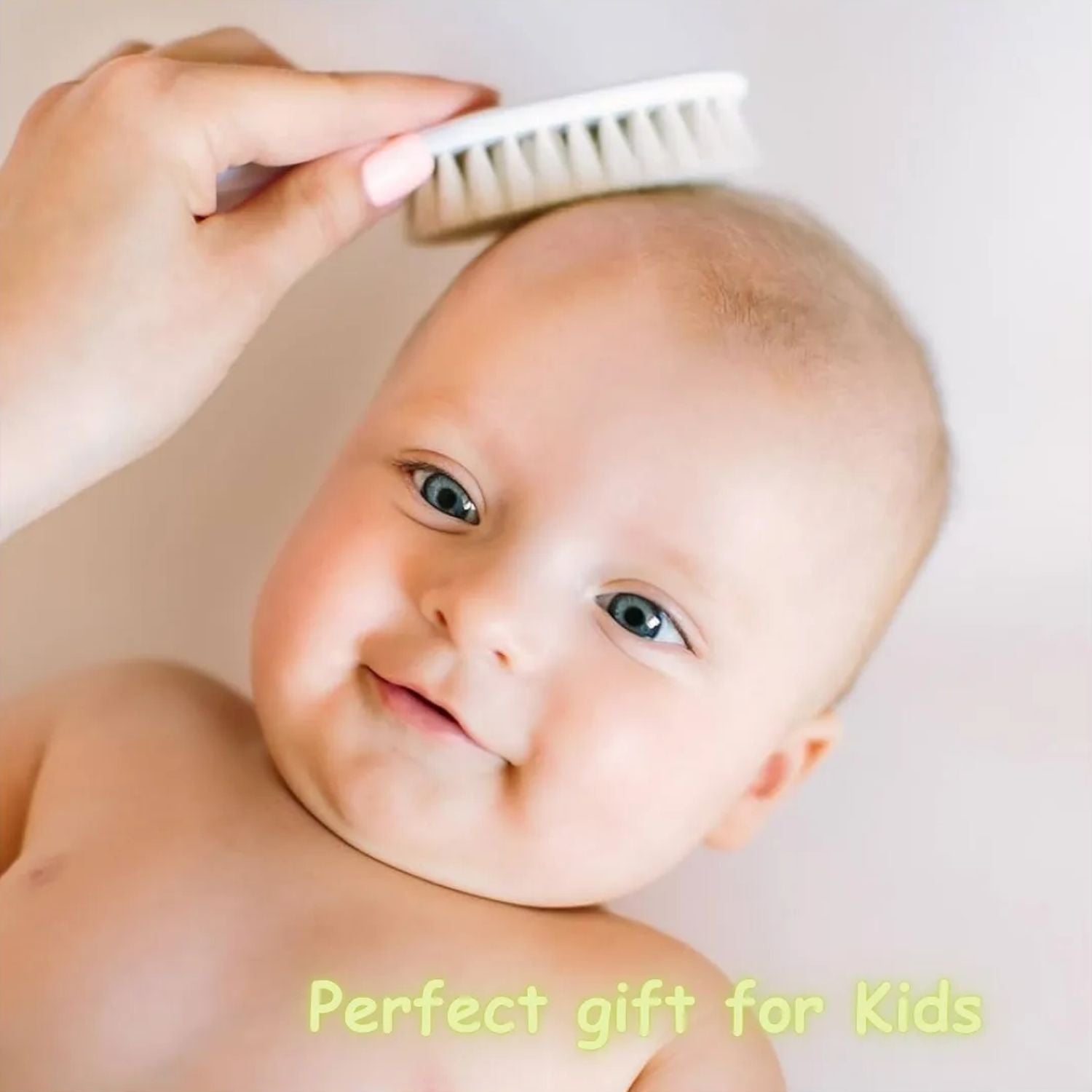 Adore Baby Hair Brush and Comb Set – Super Soft Nylon Bristles, BPA-Free, Gentle Newborn Grooming Kit (0+ Months)