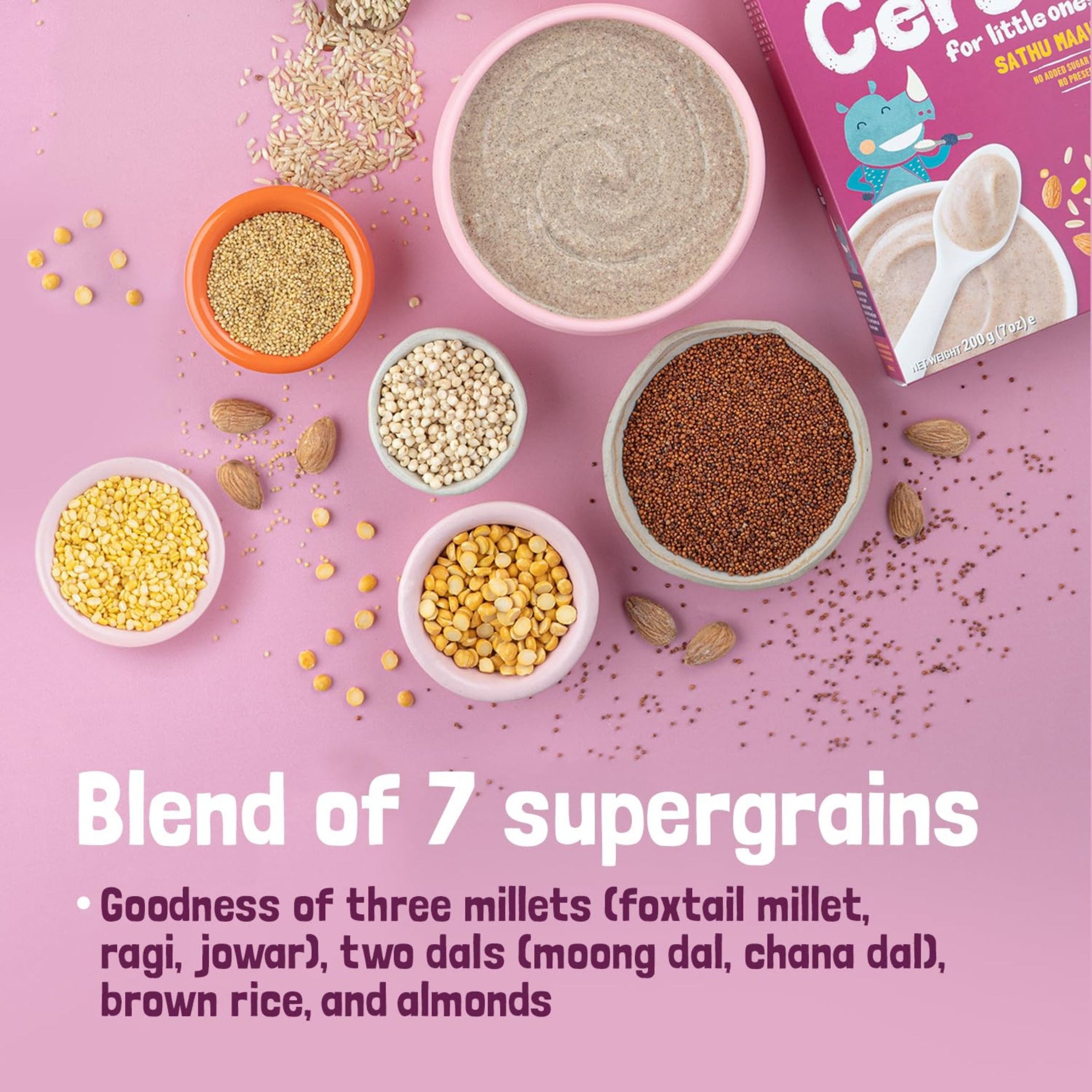 SLURRP FARM CEREAL FOR LITTLE ONES | READY TO EAT FOOD FOR BABY | NO PRESERVATIVES , NO ARTIFICIAL COLOURS , NO ADDED SUGAR | AVAILABLE IN DEFFRENT FLAVOURS | 200GM
