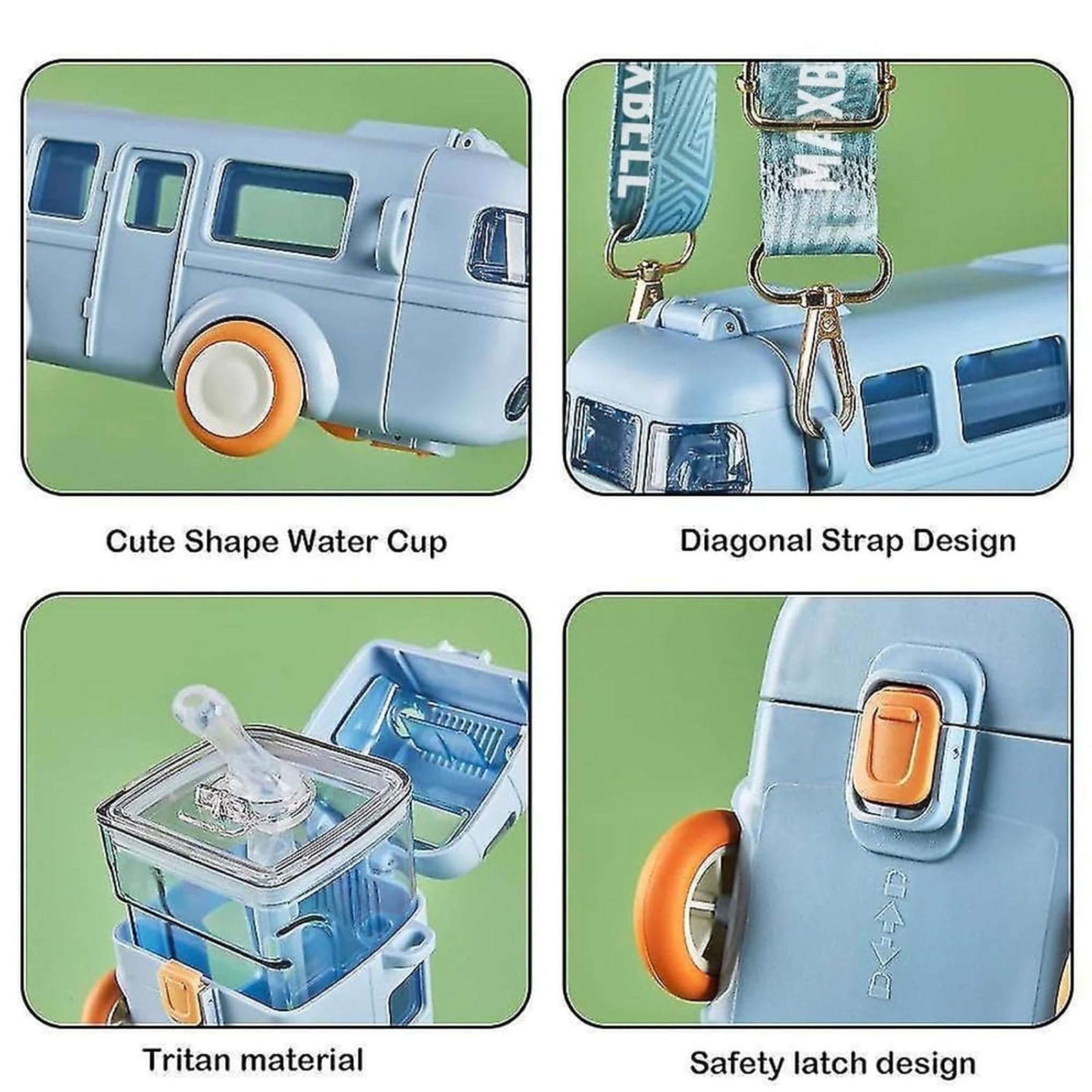 baabus Bus water bottle for kids