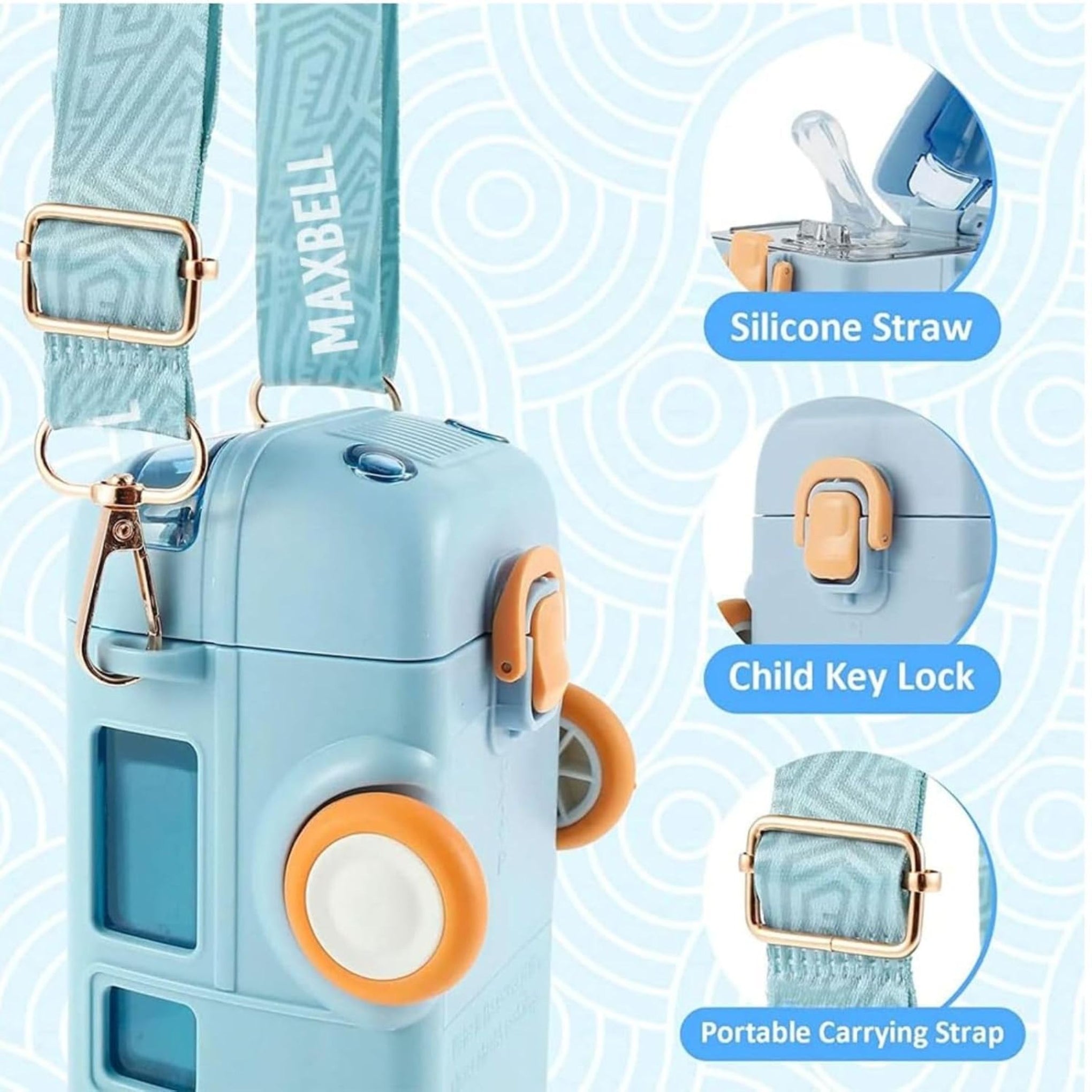 baabus Bus water bottle for kids