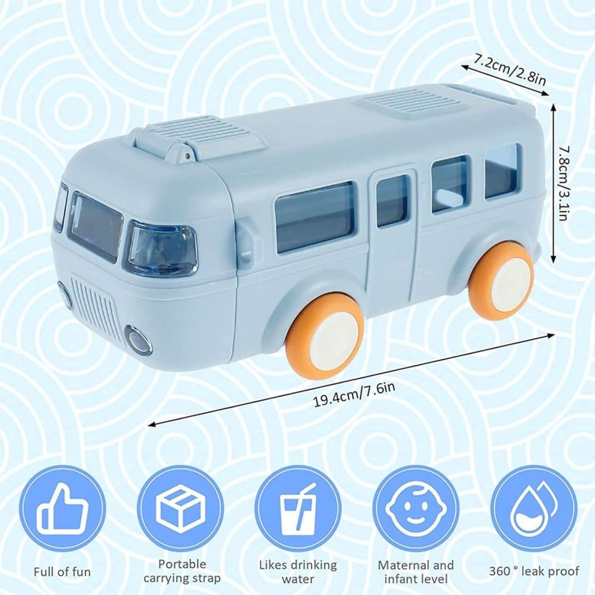 baabus Bus water bottle for kids