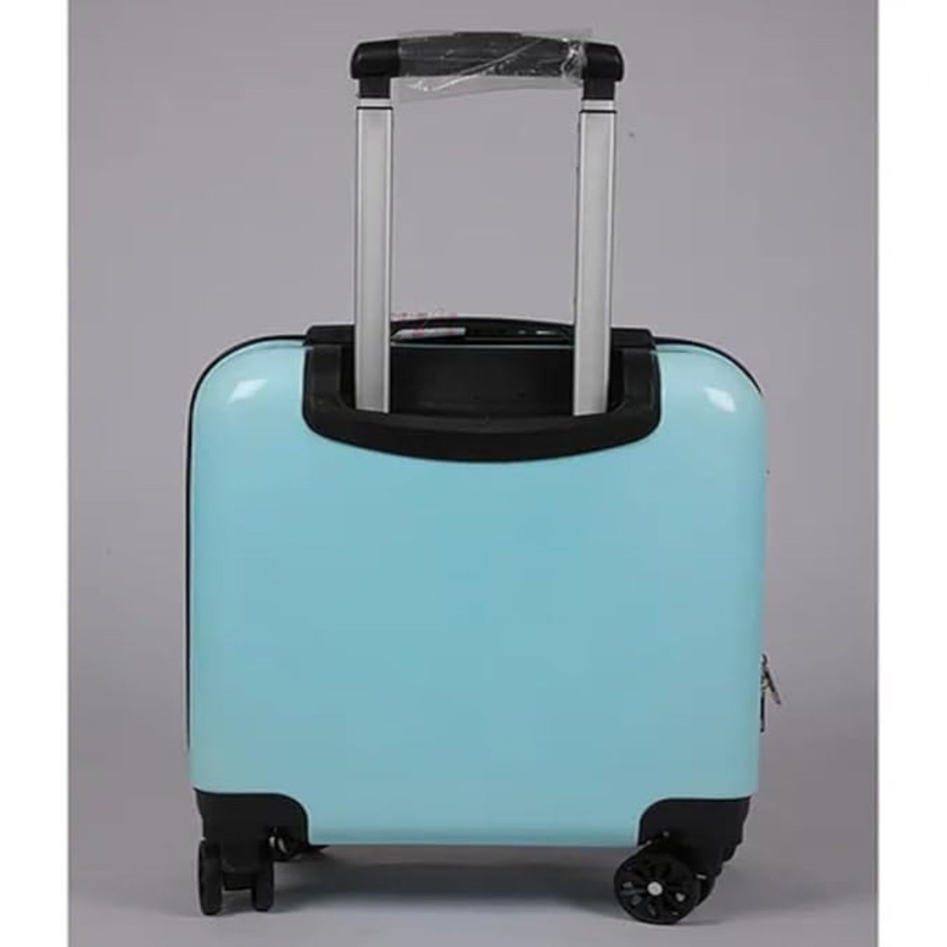 SMILE BABY  Kid's 17-Inch Rolling Cartoon Printed Suitcase | 4-Wheel Travel Trolley Bag (Pack of 1) (Cute Princess)