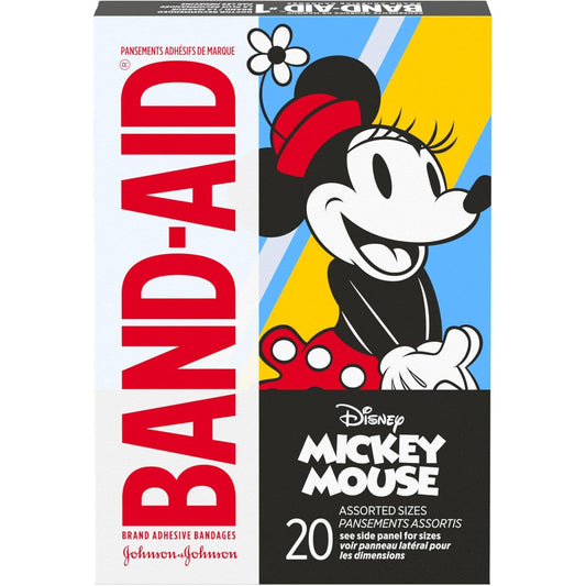 Band-Aid Disney Mickey Mouse adhesive bandages 20 count package front