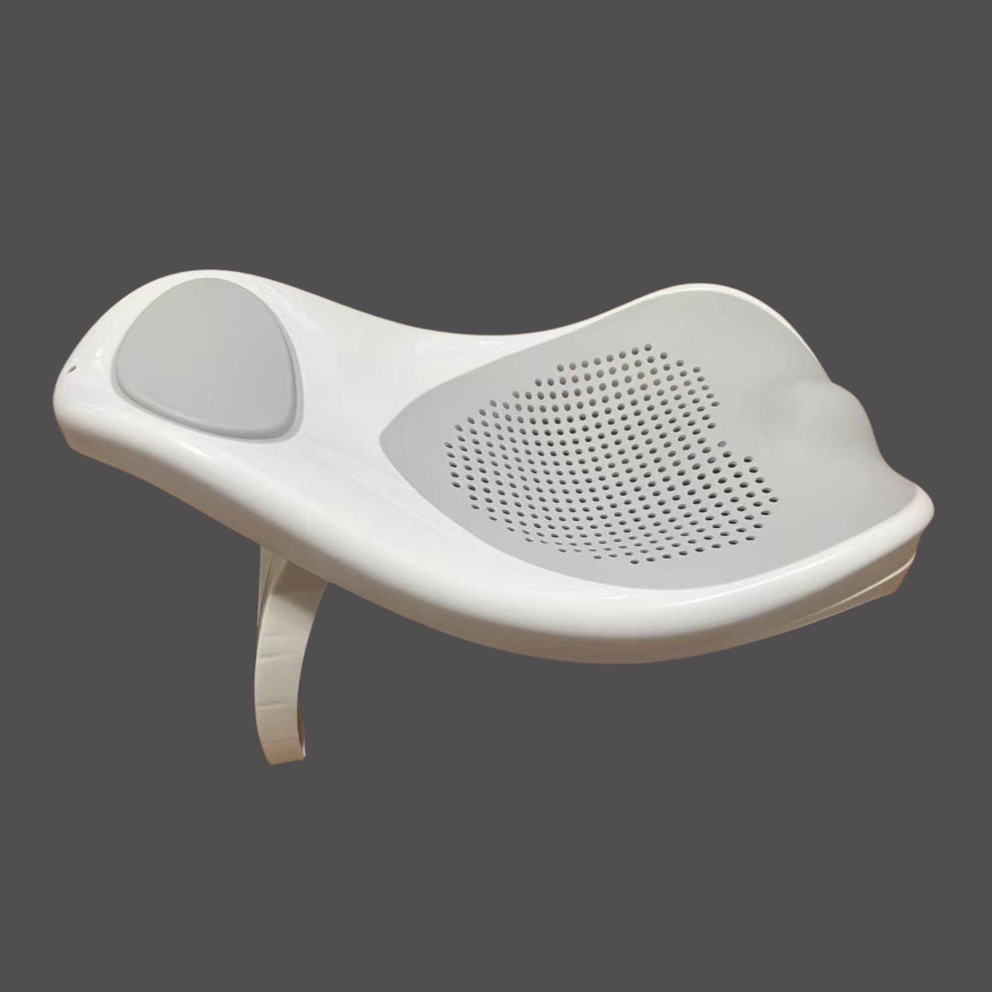 Smile Baby Baby Bath Support Seat for Newborns & Infants | Anti-Slip Baby Bather Chair for Bathtub & Sink | Comfortable & Safe Bath Seat | 0-12 Months | Pink/Grey