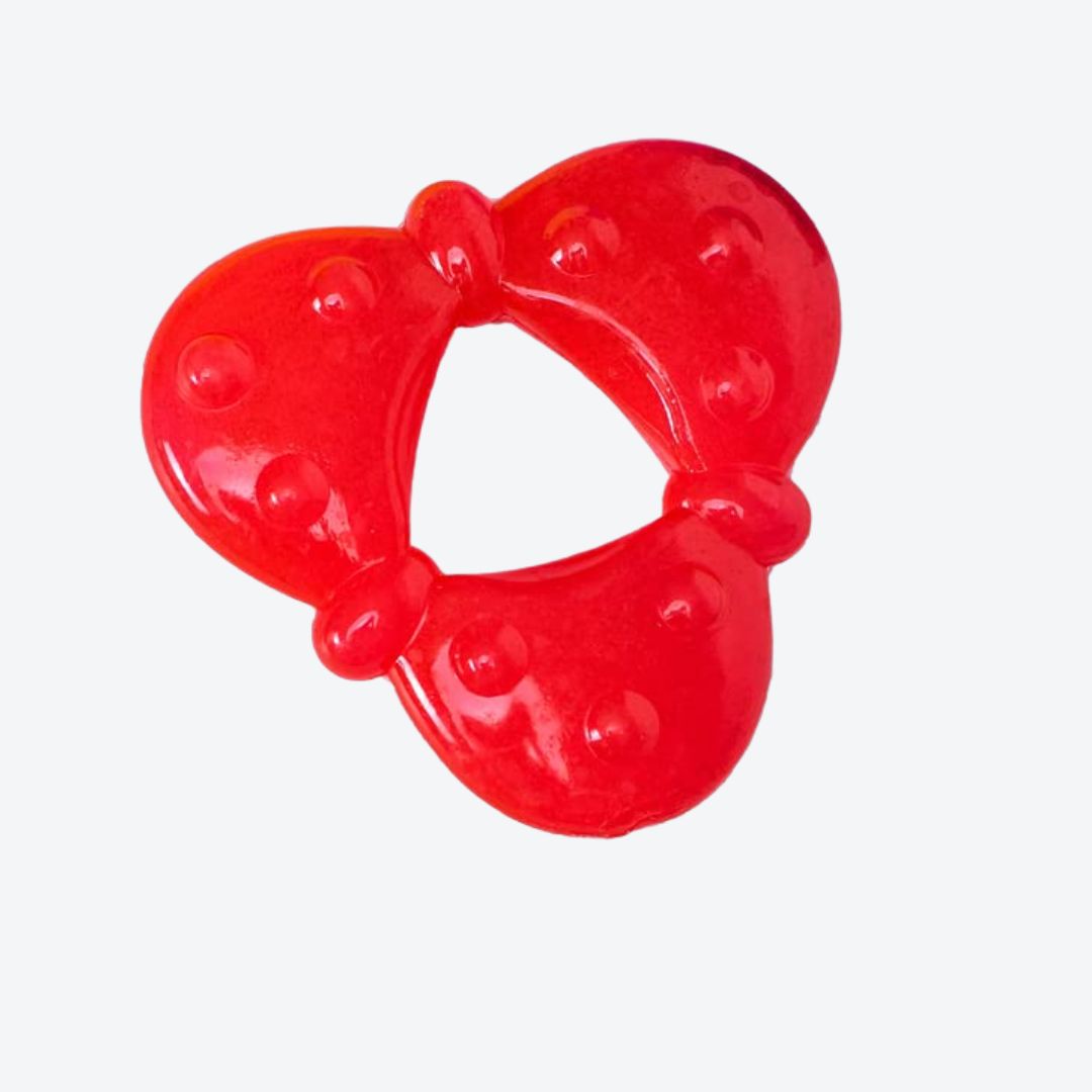 Buddsbuddy BPA Free Multi Texture Gel Filled Teether (BlueRedYellow)