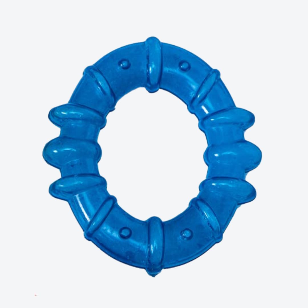 Buddsbuddy BPA Free Multi Texture Gel Filled Teether (BlueRedYellow)