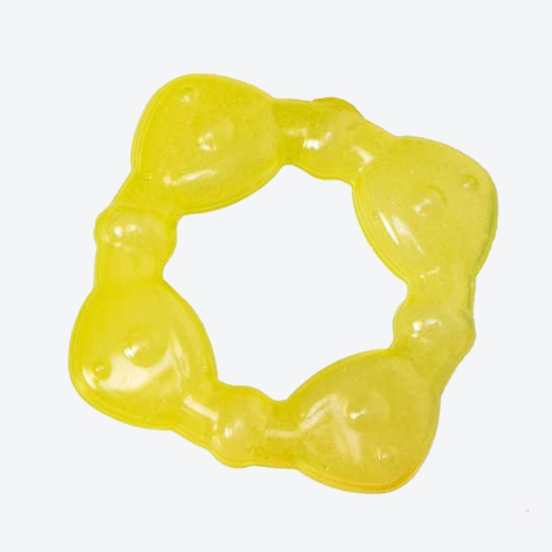 Buddsbuddy BPA Free Multi Texture Gel Filled Teether (BlueRedYellow)