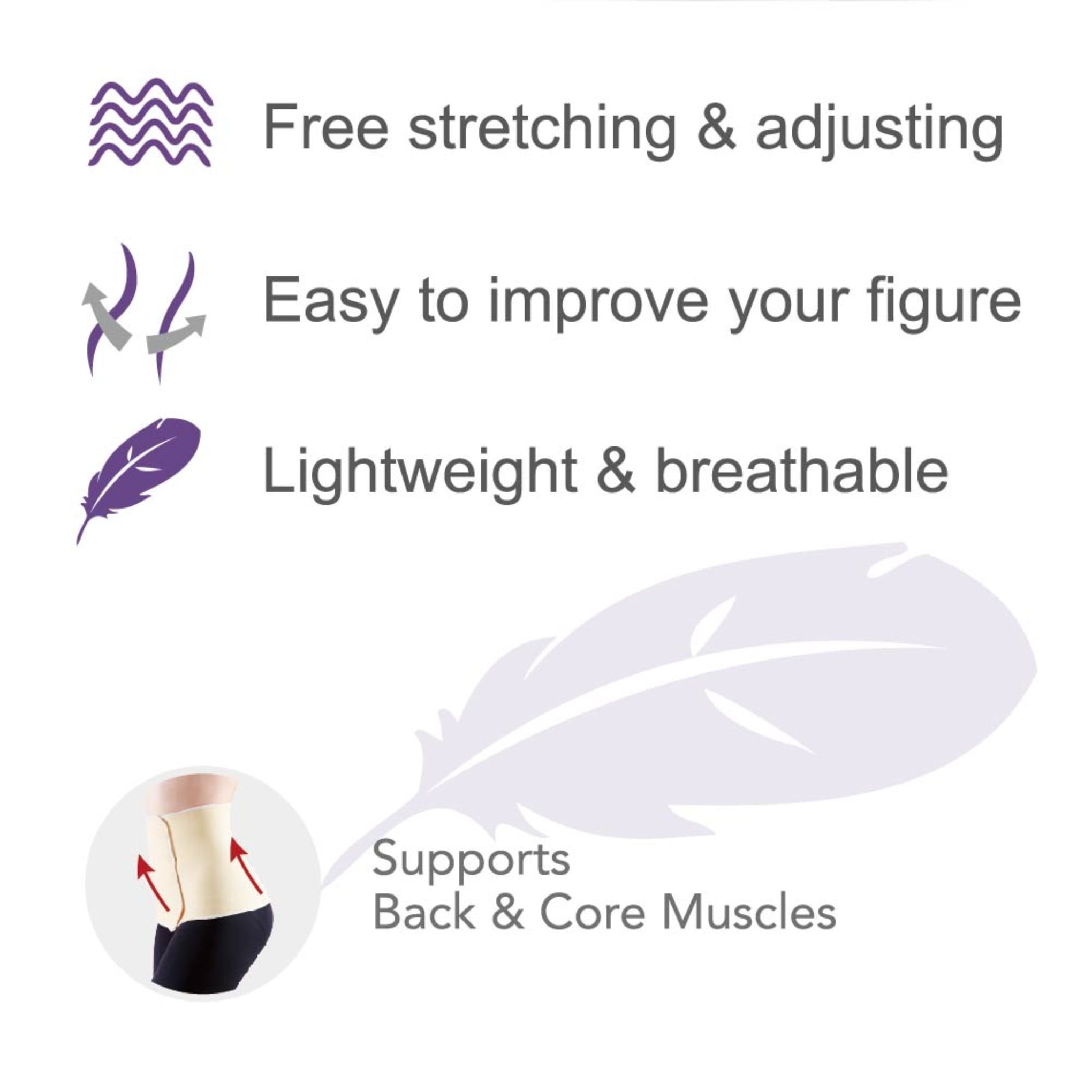 Farlin Postpartum Abdominal Girdle | Healthy Reshaping Belt for After Birth | Breathable, Adjustable & Lightweight | Sizes S, M, L, XL