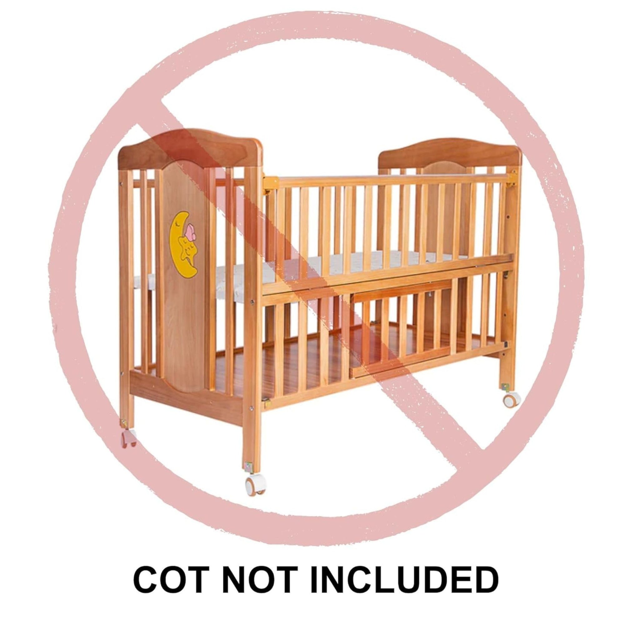 BabyMoo Essential White Cot Mosquito Net | Universal Fit for Cot, Crib, Bed | Premium Protection Against Insects, Mosquitoes, and Dust |Breathable Mesh for Baby's Comfort|Easy Installation and Storage
