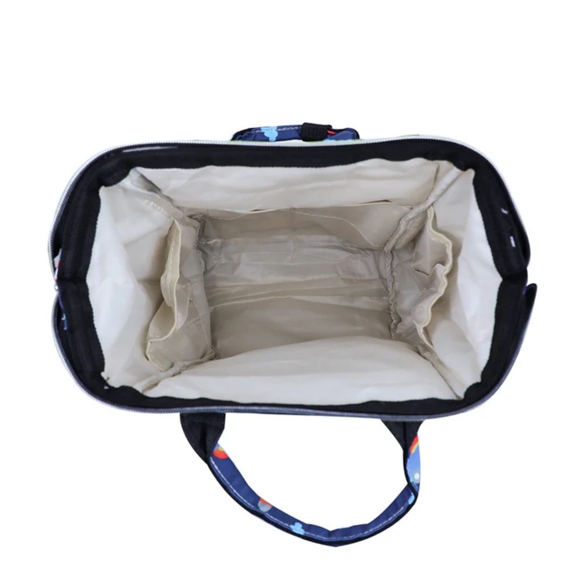 Smile Baby Diaper Bag/ Mummy Bag/ Nursery Bag Stylish Travelling Backpack Spacious, Multifunctional, Stylish & Waterproof baby bag.(  Panda Blue)