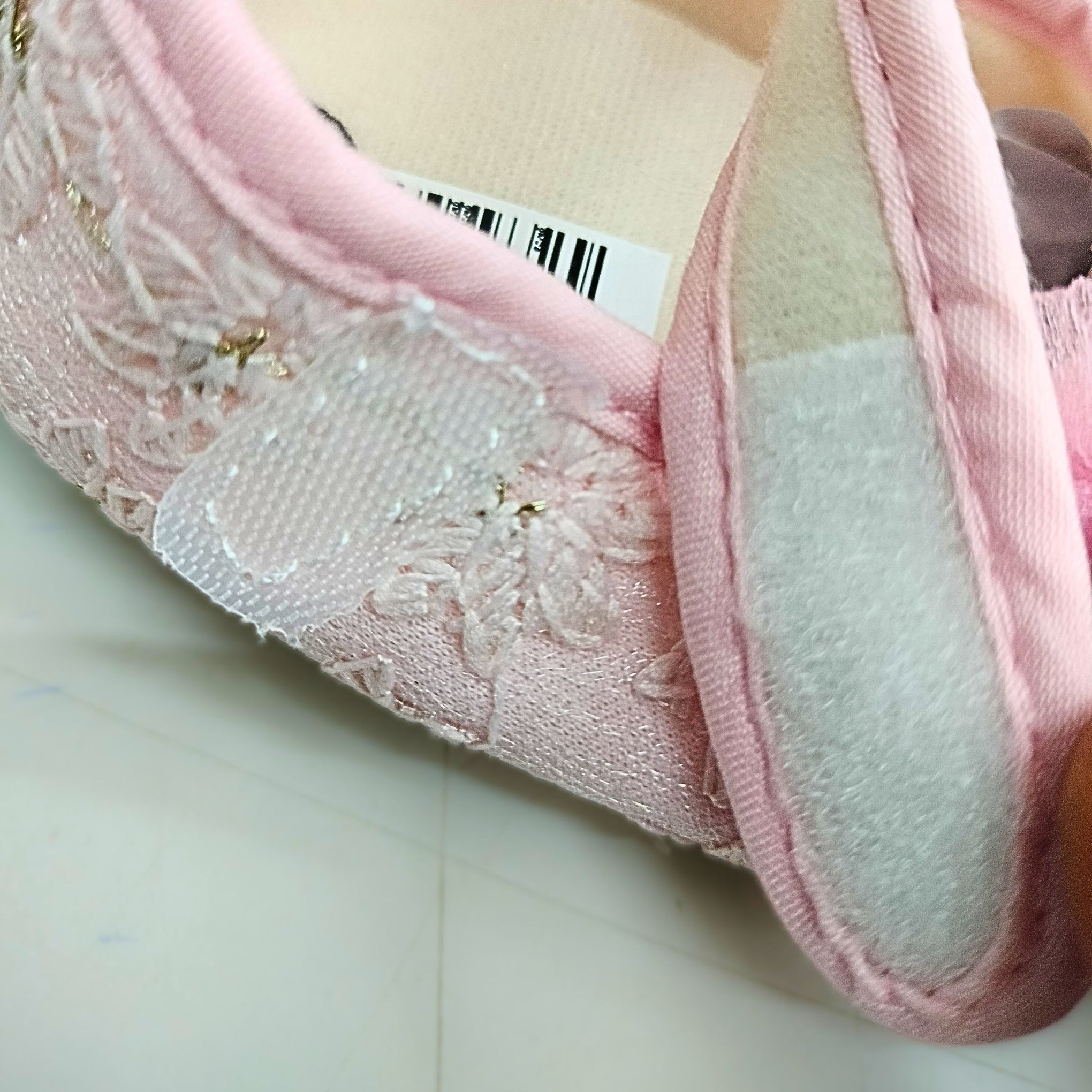 Smile Baby Girls' Soft Pink Booties – Anti-Slip Sole | Flower Bow Design | Perfect for 0–12 Months