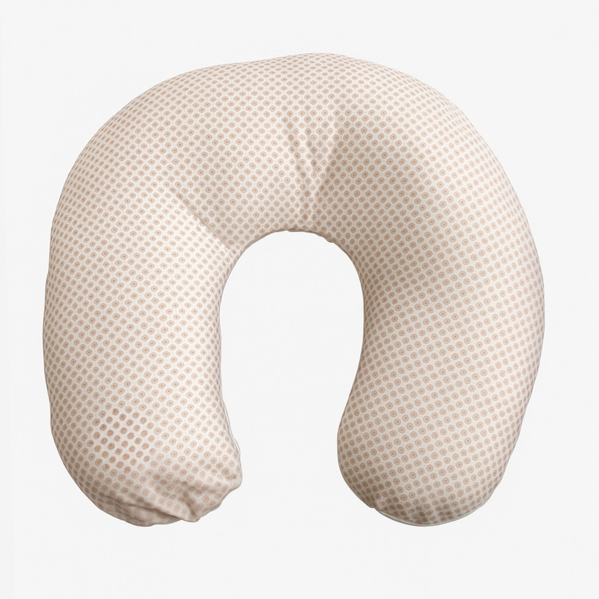 Smile Baby Ultra Soft Nursing Pillow for Newborns – White Dot Texture with Cute Giraffe Embroidery | Support Cushion for Feeding & Tummy Time (0–12 Months)