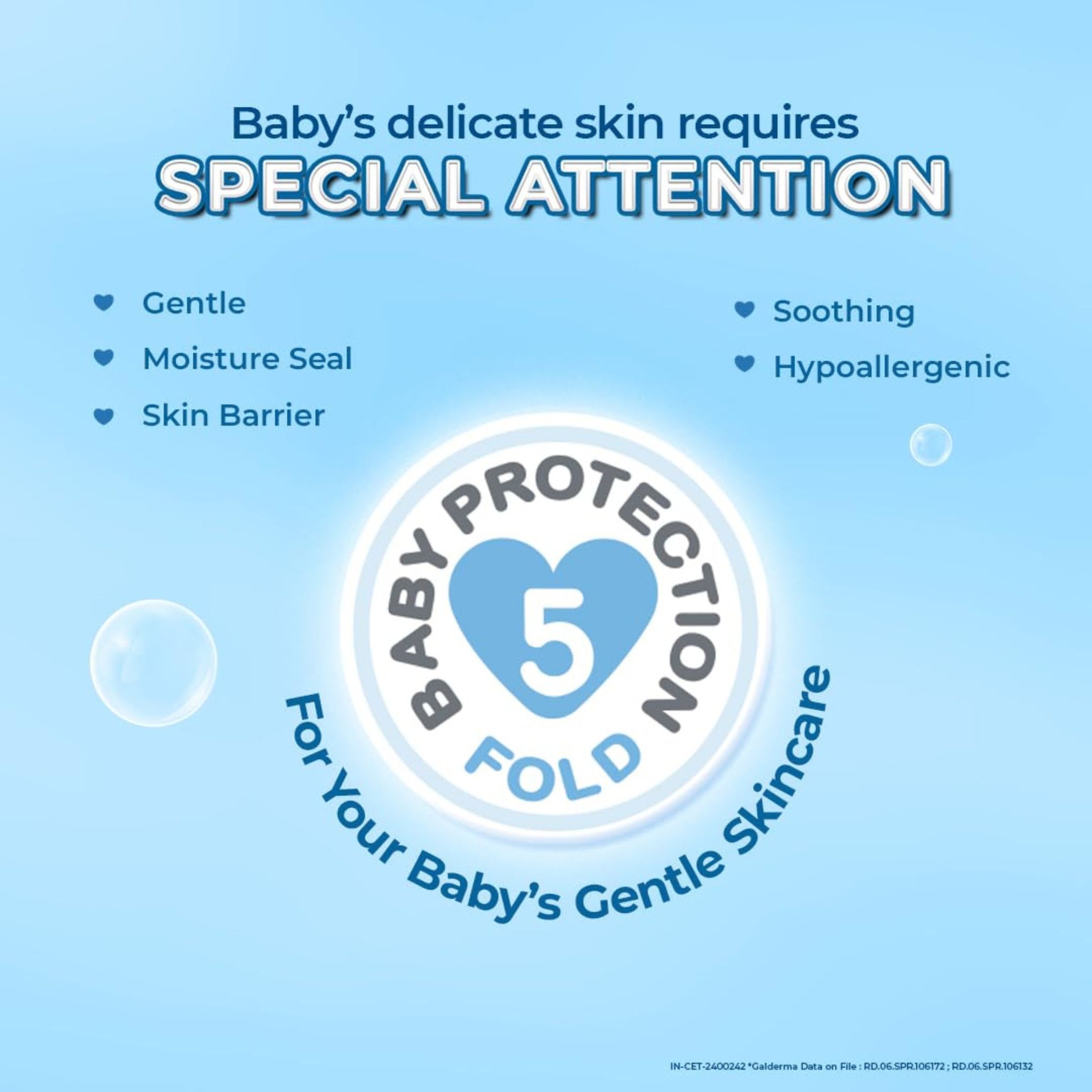 Cetaphil Baby Mild Bar 75gm, Kids Soap for Bath, White, Medium