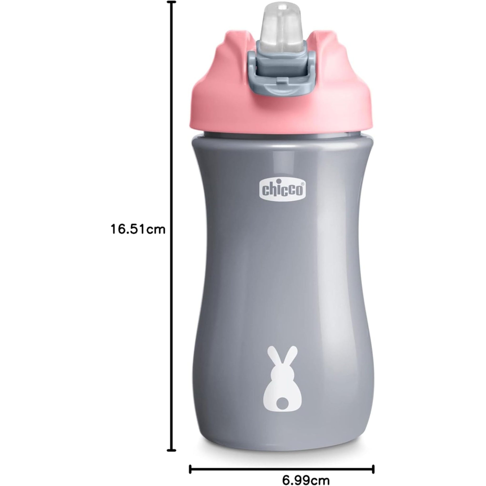 Chicco Chicco Soft Spout Tumbler Spill-Free 12oz Pink/Silver 18m+ (1pk)