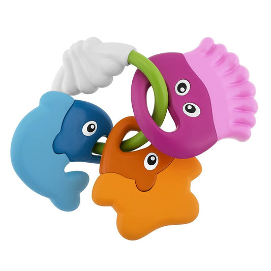 Chicco Gums Rubbing Fishes | Multi-Color Teething Toy for Babies | 3 to 18 months