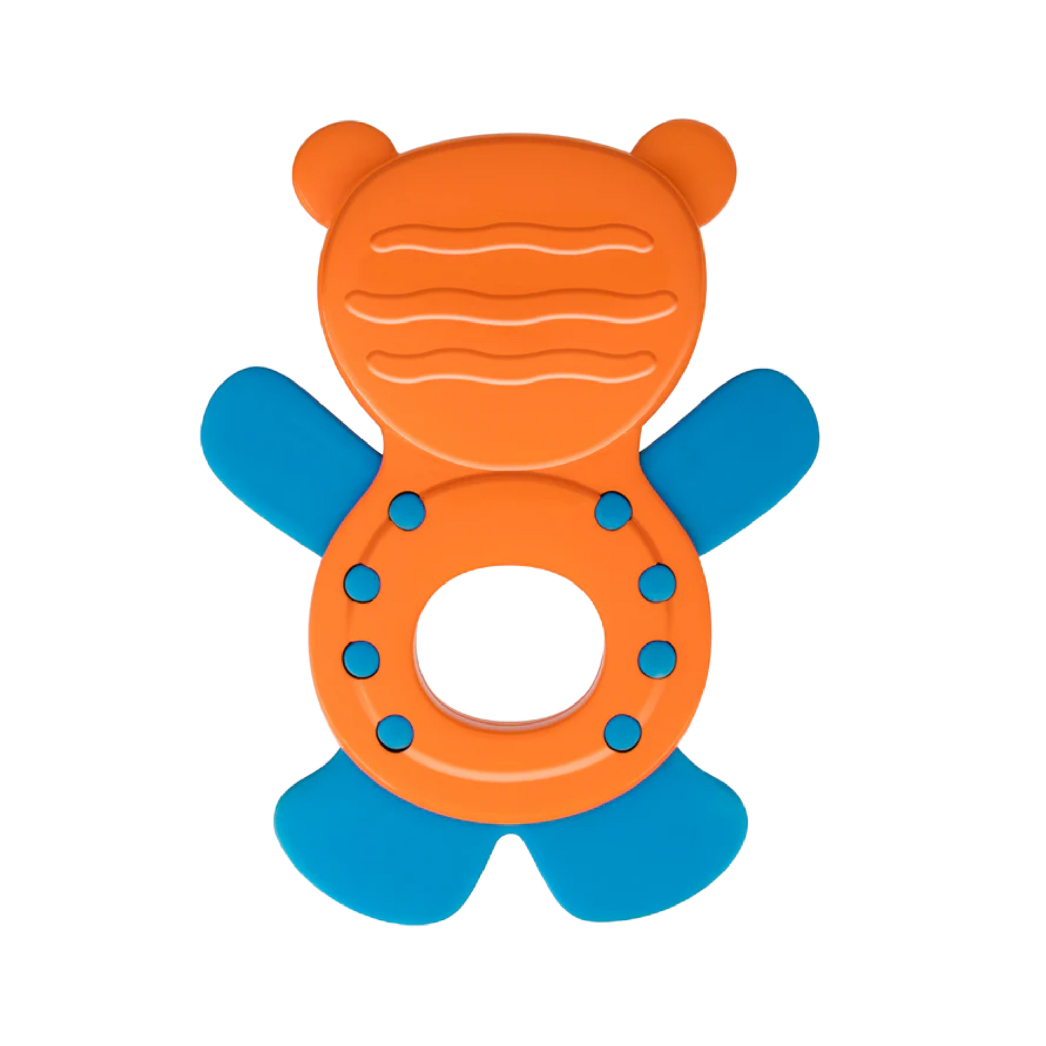 Chicco Ben The Bear Rattle Teether-Multi Textured & Easy to Grasp 3 to 18 Months.
