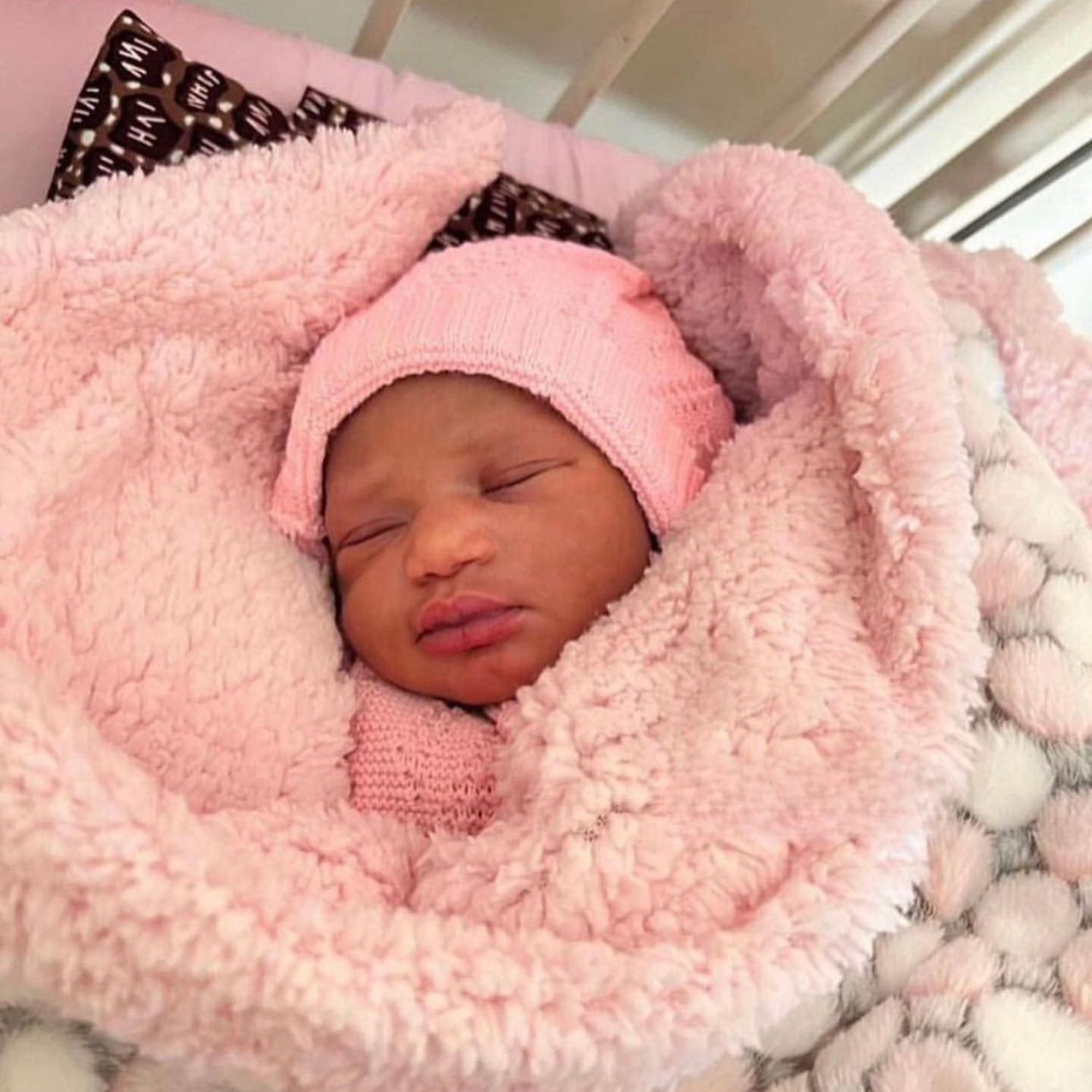 SUNNOZY Baby Double Layer Blanket – Blue Plush Sherpa Blanket for Newborns (75×100cm)