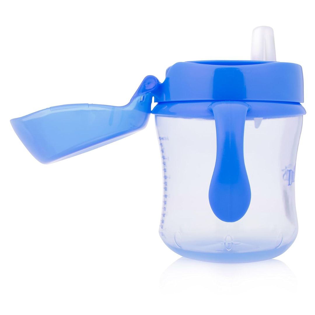 Dr. Brown's Soft-Spout Transition Cup, 6 oz (6m+), Blue,