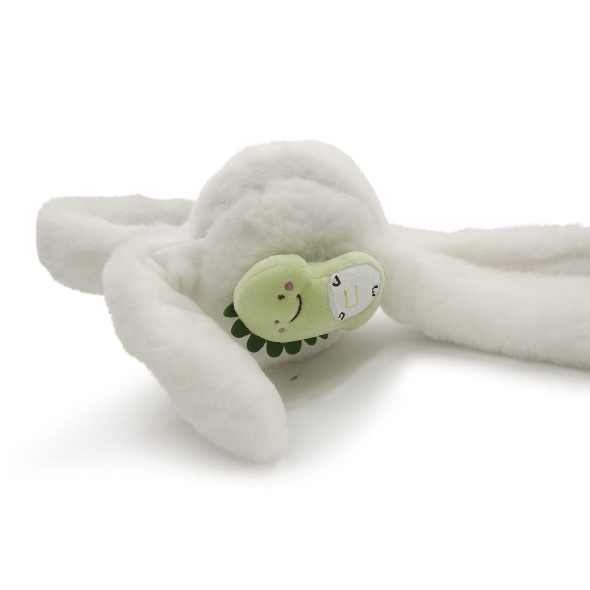 Smile Baby Plush Bunny Earmuffs for Kids | Soft & Warm Winter Ear Covers with Long Moving Ears | Pink, Cream, White & Grey