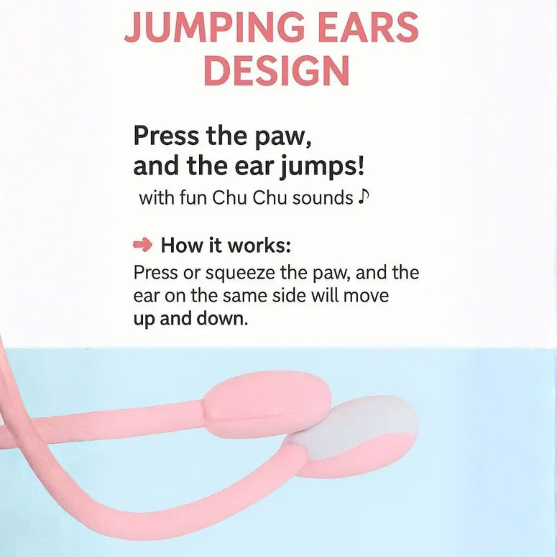 Smile Baby Plush Bunny Earmuffs with Moving Jumping Ears | Soft Warm Winter Ear Covers for Kids & Girls | Fun Air-Pump Jumping Ears Design –  Unicorn Shades