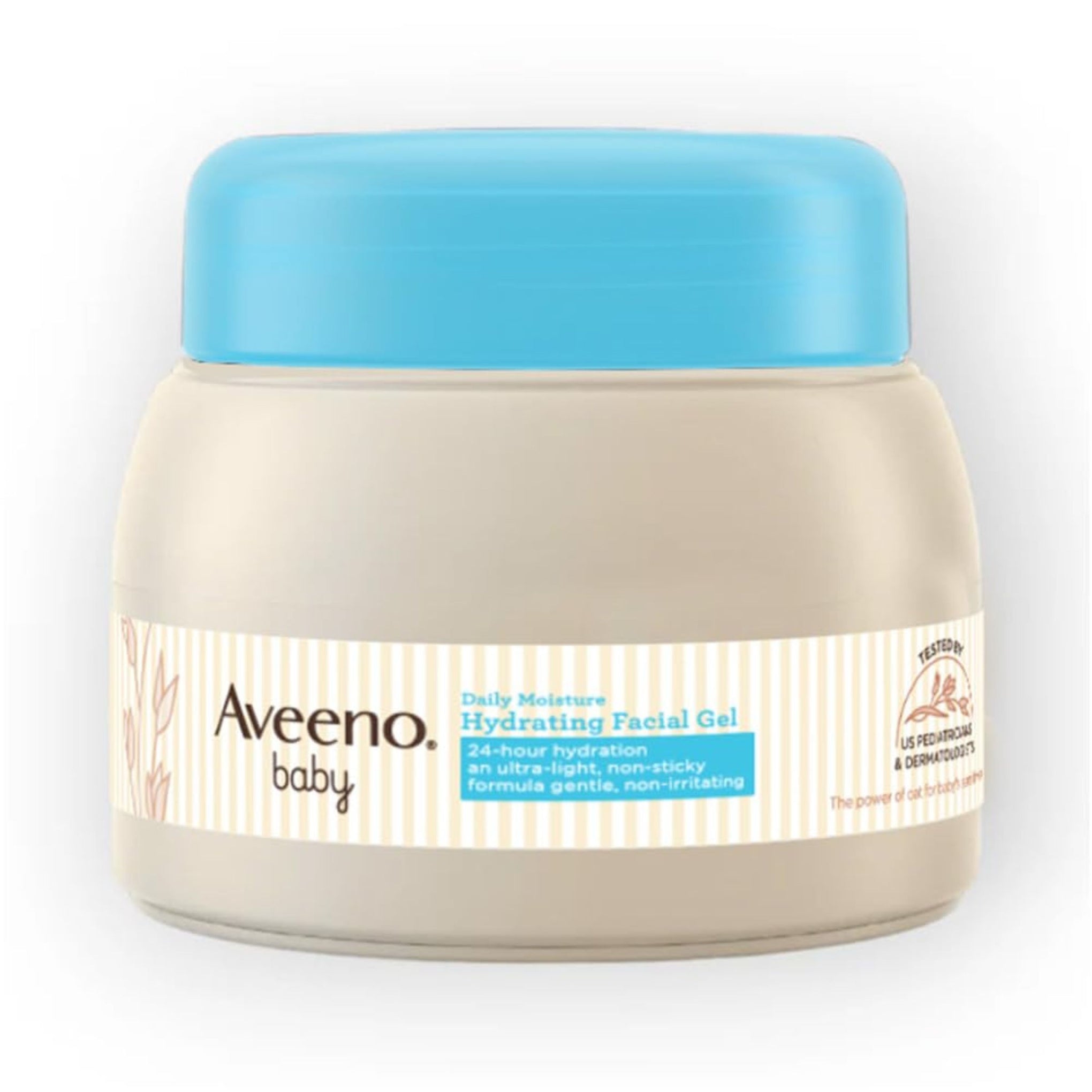 Aveeno Baby Daily Moisture Hydrating Facial Gel (cream) 60g I Ultra-Light | 24 Hours Moisturisation Face Cream | Triple Oat Extract & Avocado Oil I Paediatrician Recommended I Newborn Infants & Children