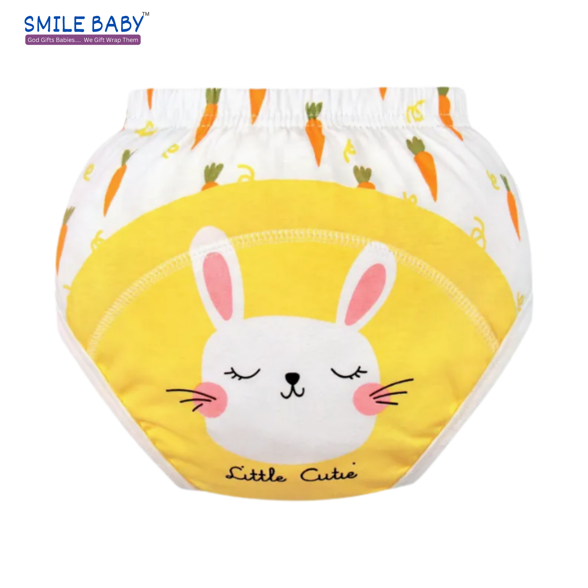 Smile Baby Potty Training Pants Boys Girls Training Underwear Reusable (Color and character will be as per the availability) PACK OF 4 | 0 to 2 year (2024)