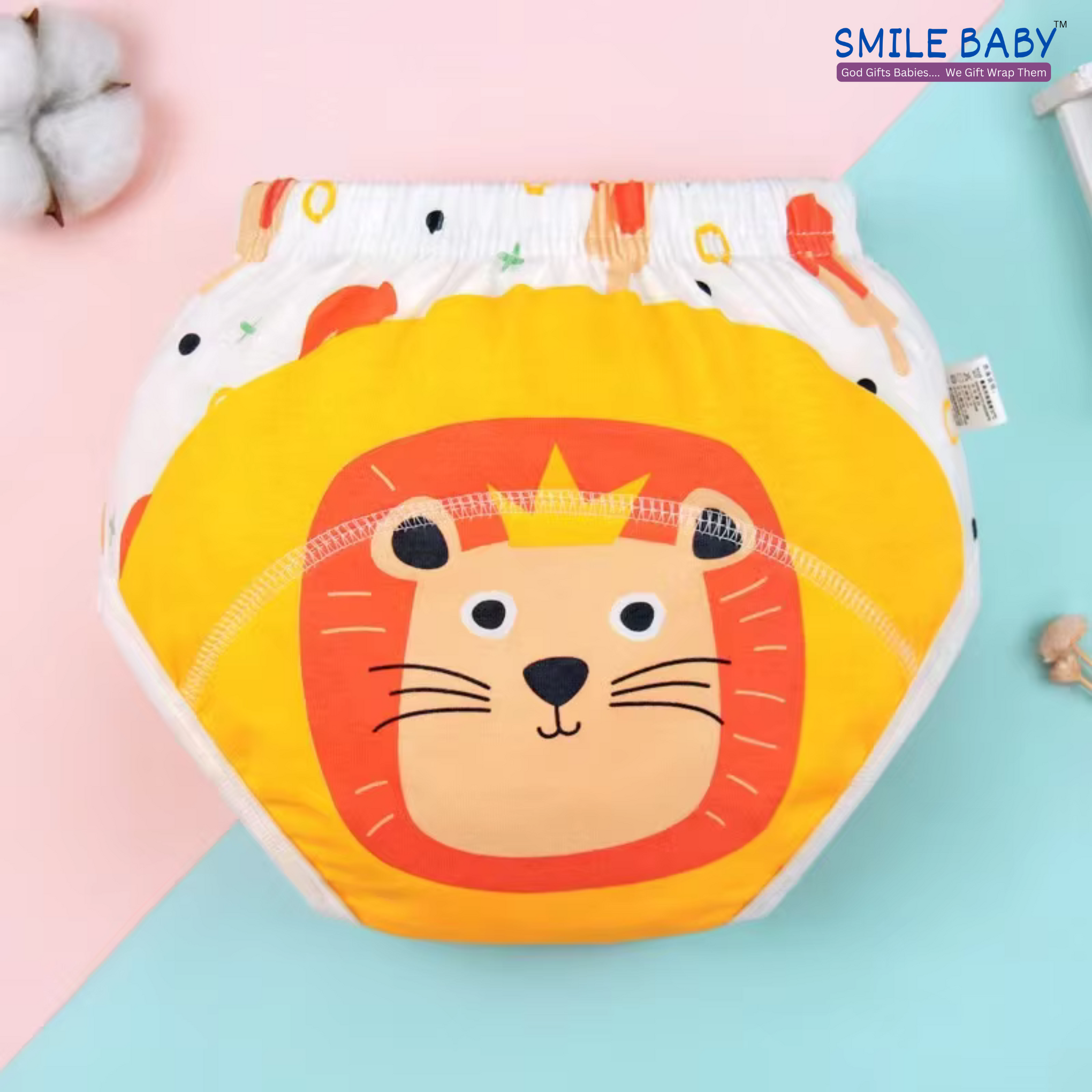 Smile Baby Potty Training Pants Boys Girls Training Underwear Reusable (Color and character will be as per the availability) PACK OF 4 | 0 to 2 year (2024)