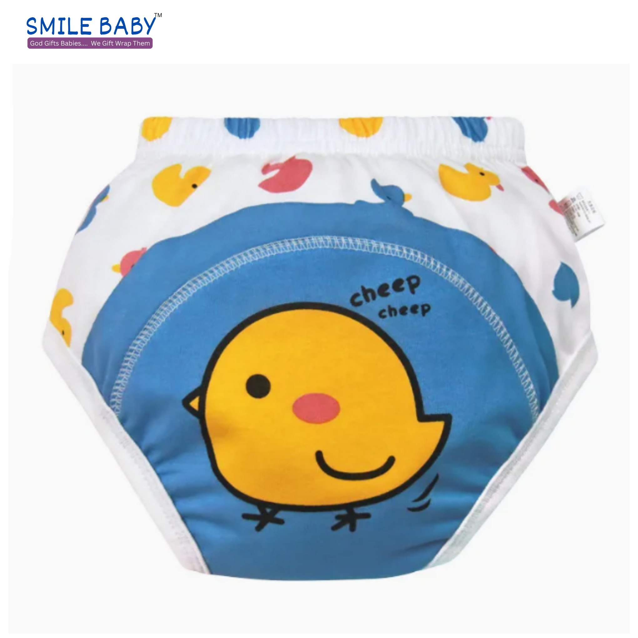 Smile Baby Potty Training Pants Boys Girls Training Underwear Reusable (2025) PACK OF 4 | 0 to 2 year