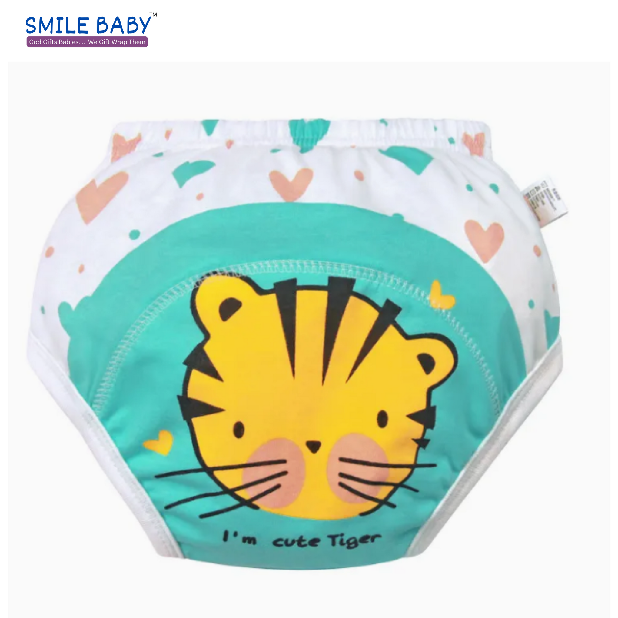 Smile Baby Potty Training Pants Boys Girls Training Underwear Reusable (2025) PACK OF 4 | 0 to 2 year