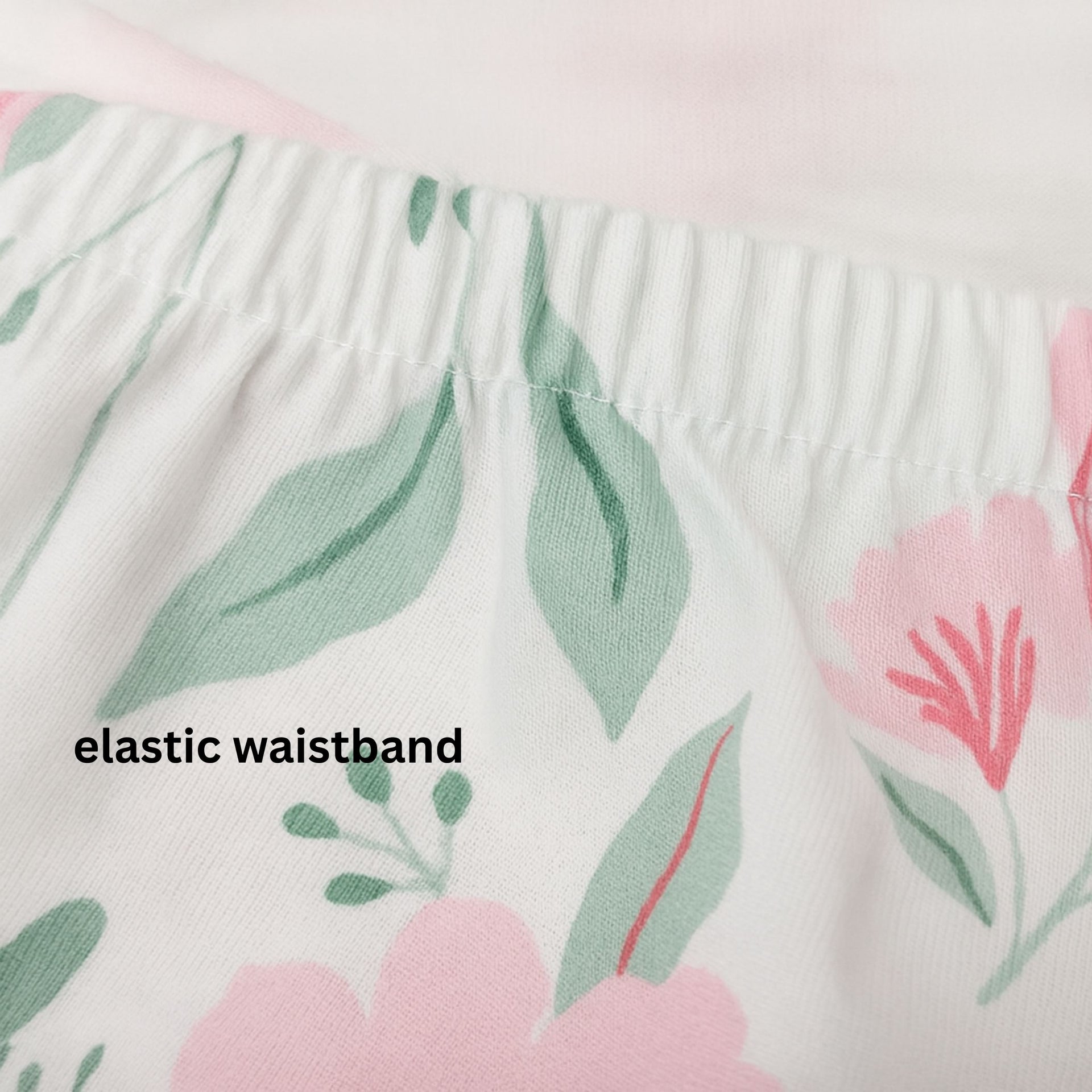 Smile Baby Girls' Floral Cotton Nightwear Set – Full Sleeve Button Top & Pajama | Soft & Breathable | 0–12 Months