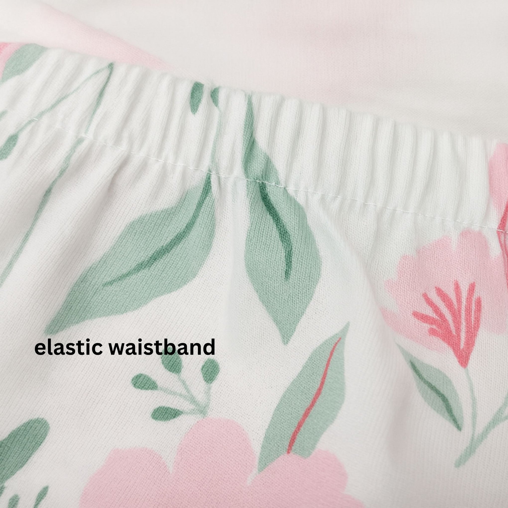 Smile Baby Girls' Floral Cotton Nightwear Set – Full Sleeve Button Top & Pajama | Soft & Breathable | 0–12 Months