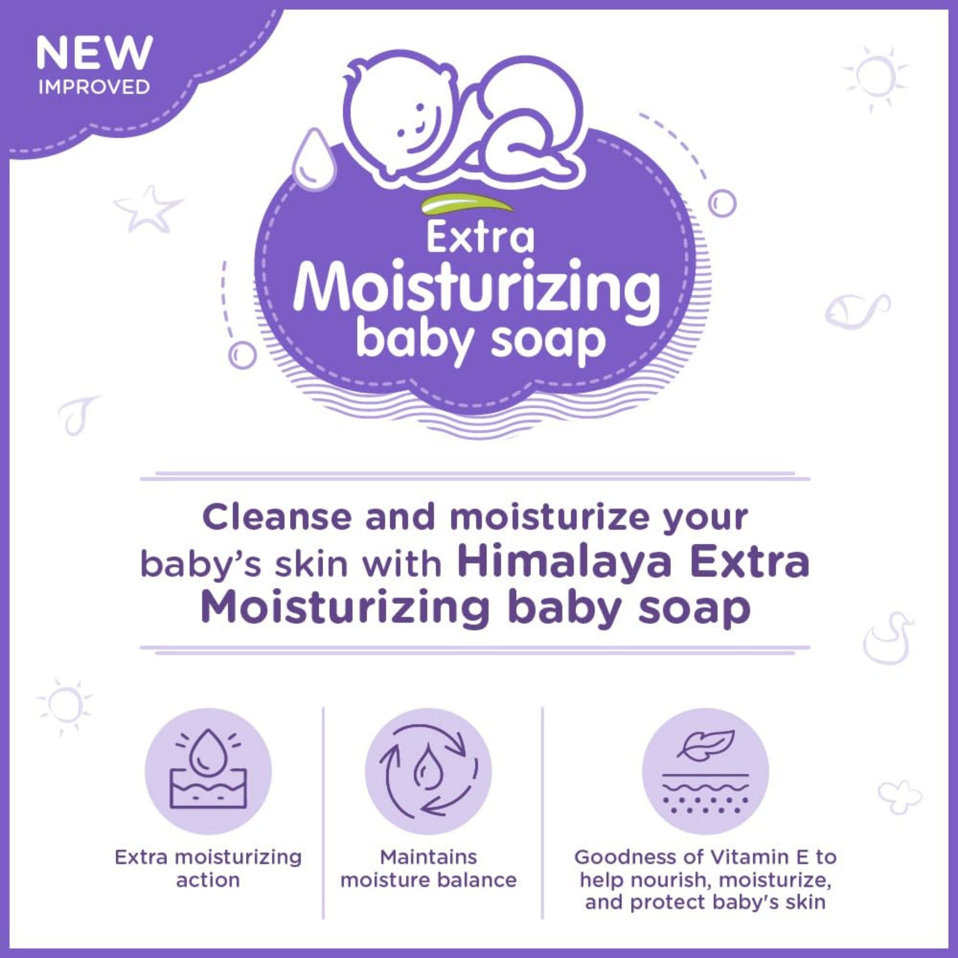 Himalaya Extra Moisturizing Baby Soap 75GM & 125gm | Olive Oil Aloe Vera GENTLE-SAFE-RESEARCHED