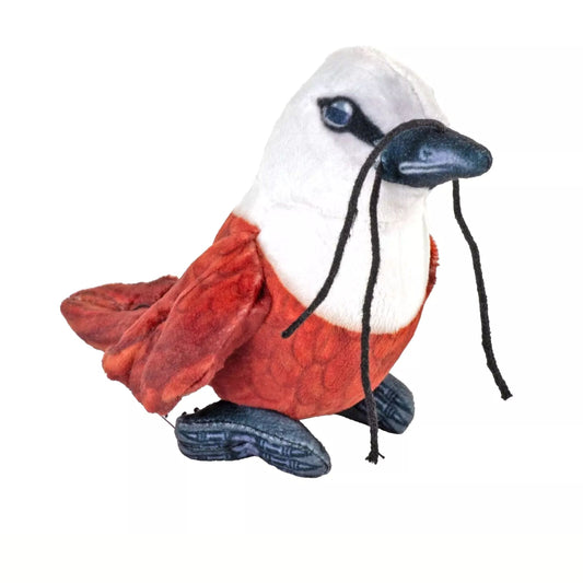 NEW THREE WATTLED BELLBIRD WILD REPUBLIC SOFT TOY TEDDY BEAR PLUSH CUDDLY BIRD